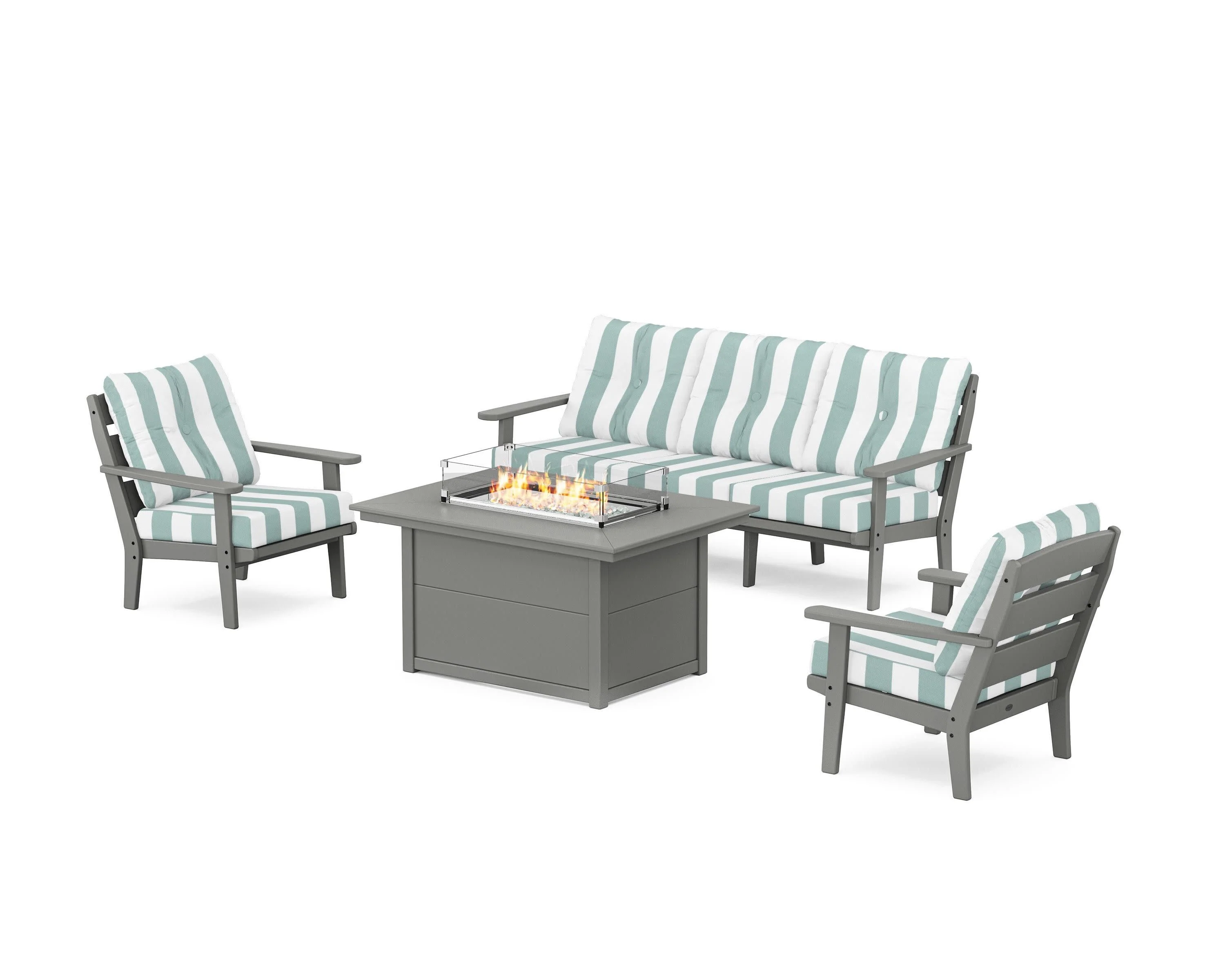 Lakeside Deep Seating Fire Pit Table Set - Image 48