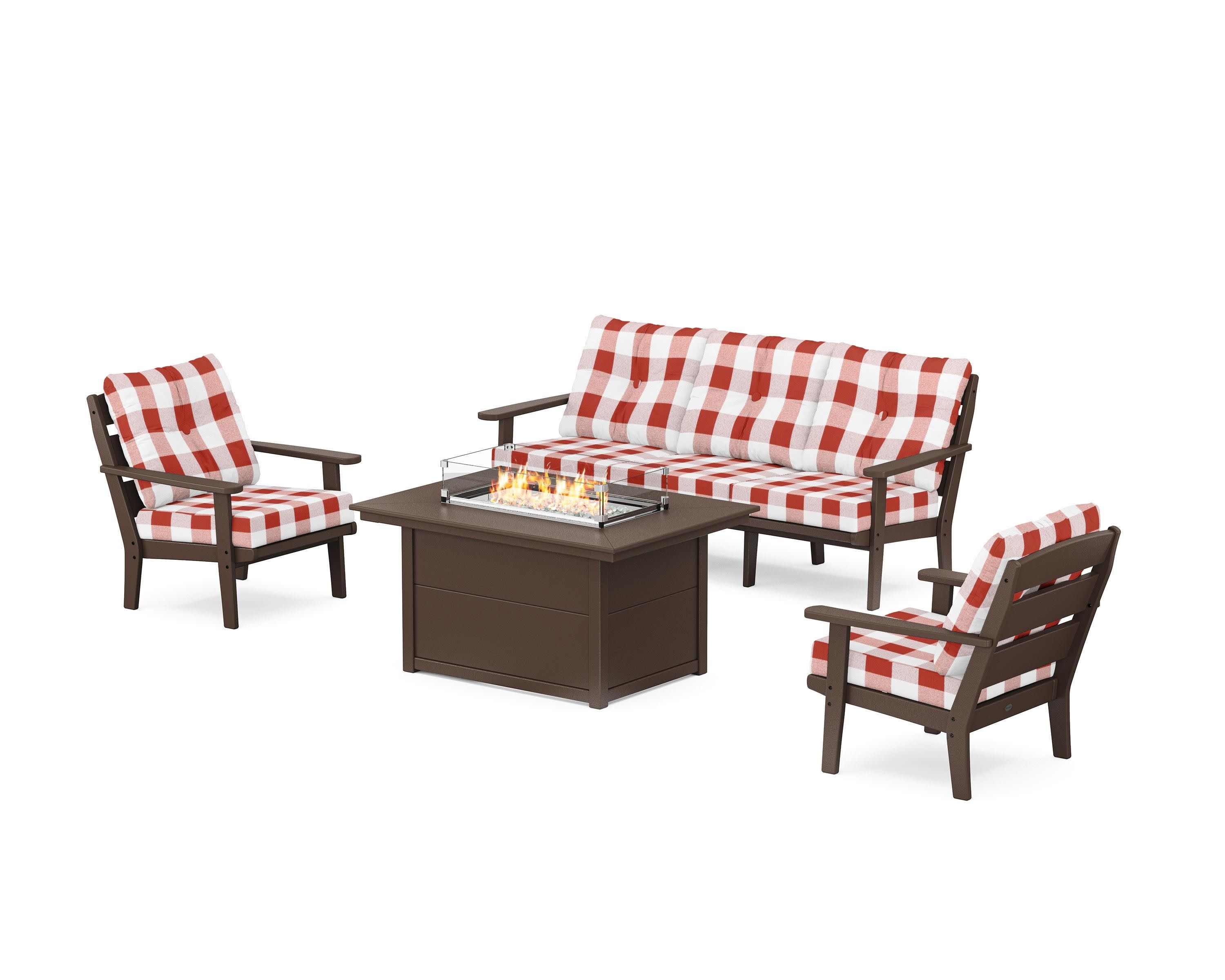 Lakeside Deep Seating Fire Pit Table Set - Image 54