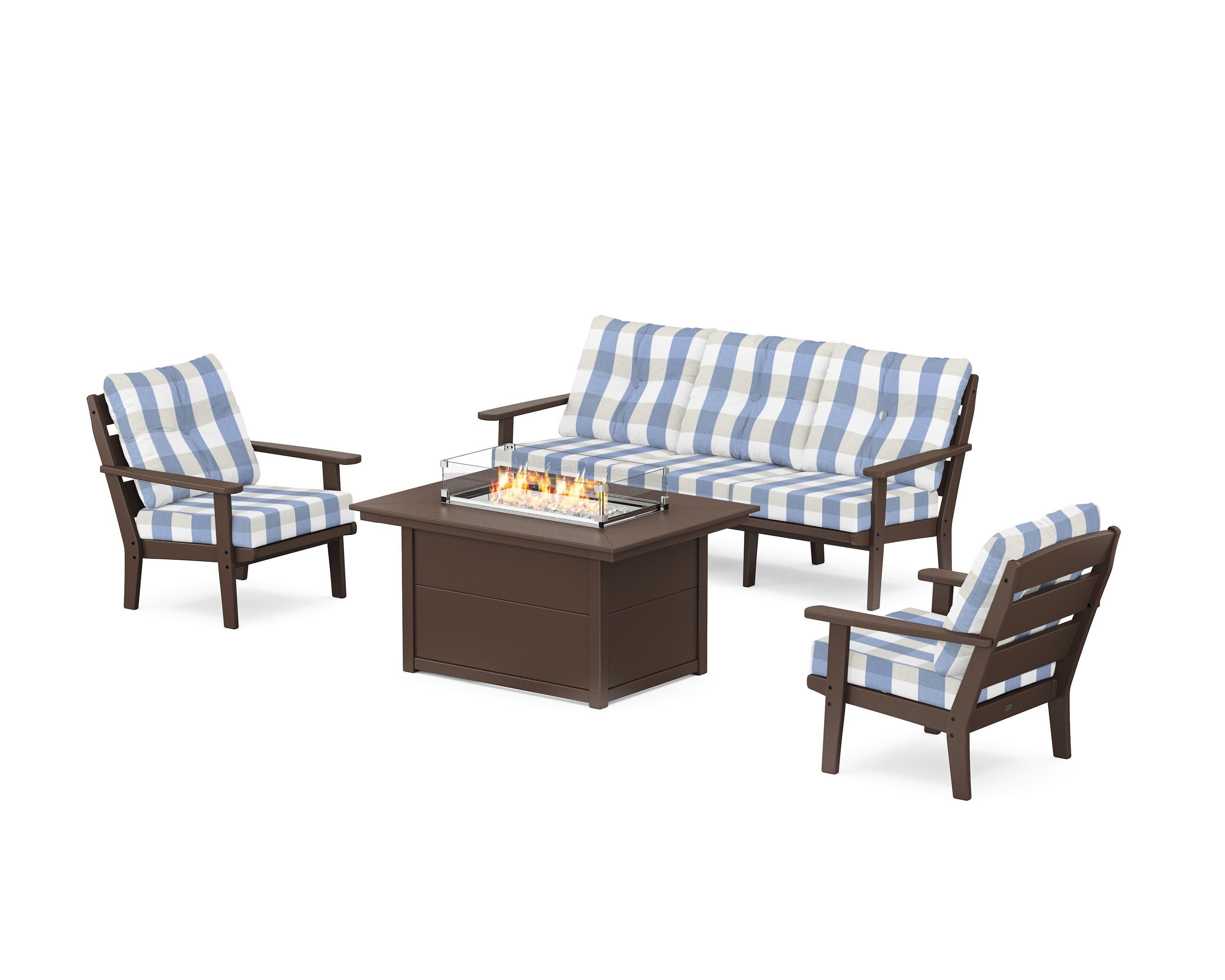 Lakeside Deep Seating Fire Pit Table Set - Image 55