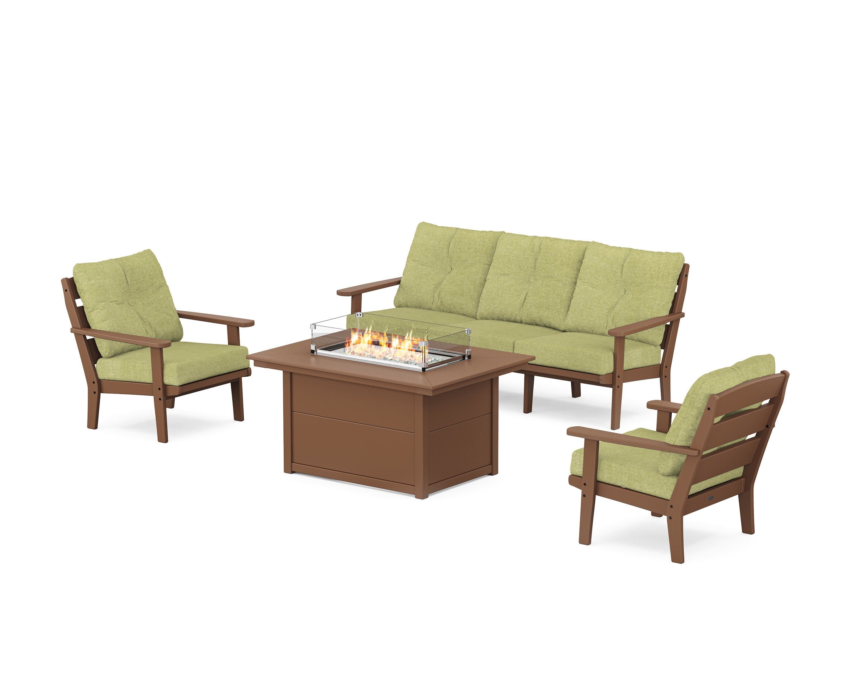 Lakeside Deep Seating Fire Pit Table Set - Image 57