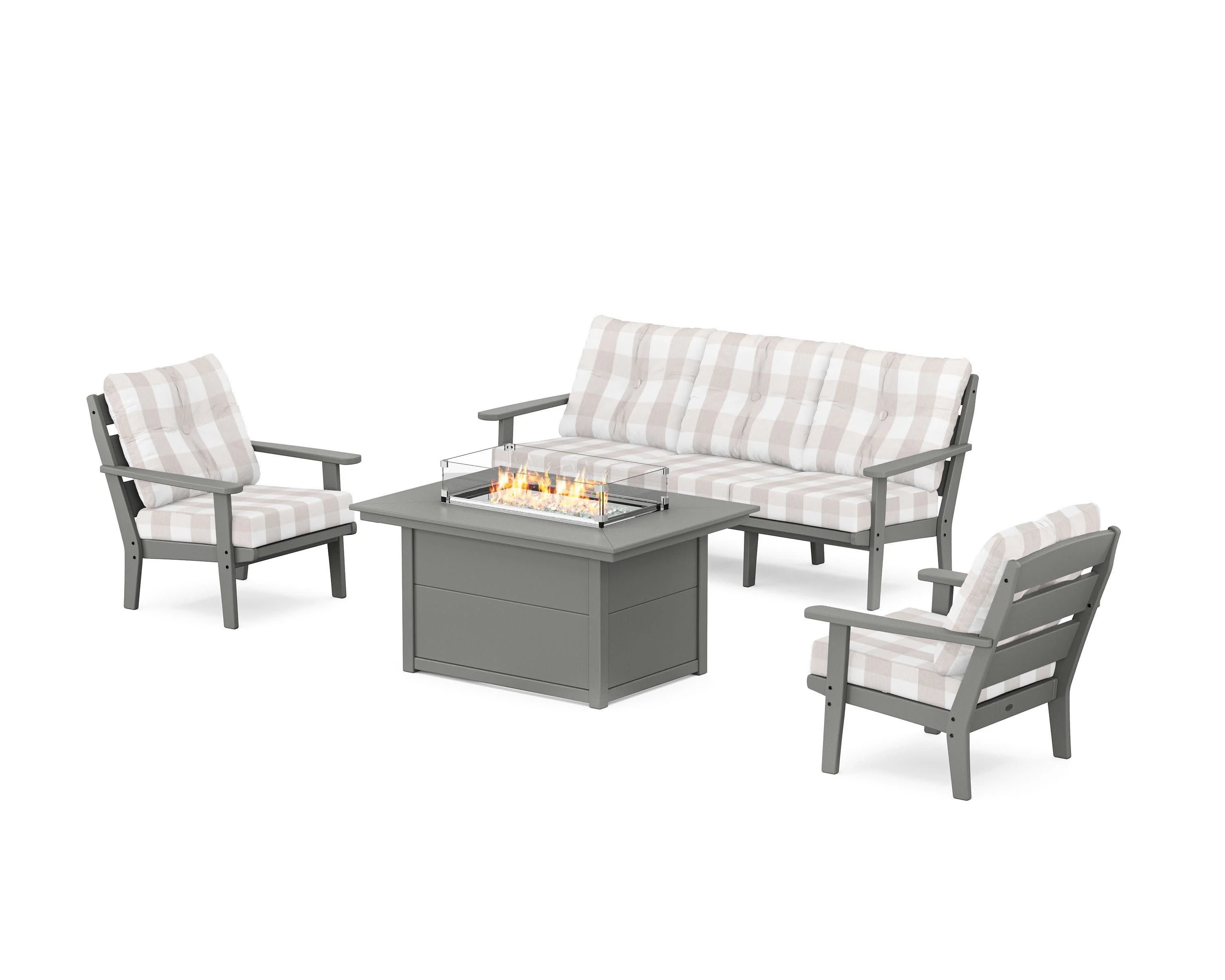 Lakeside Deep Seating Fire Pit Table Set - Image 58