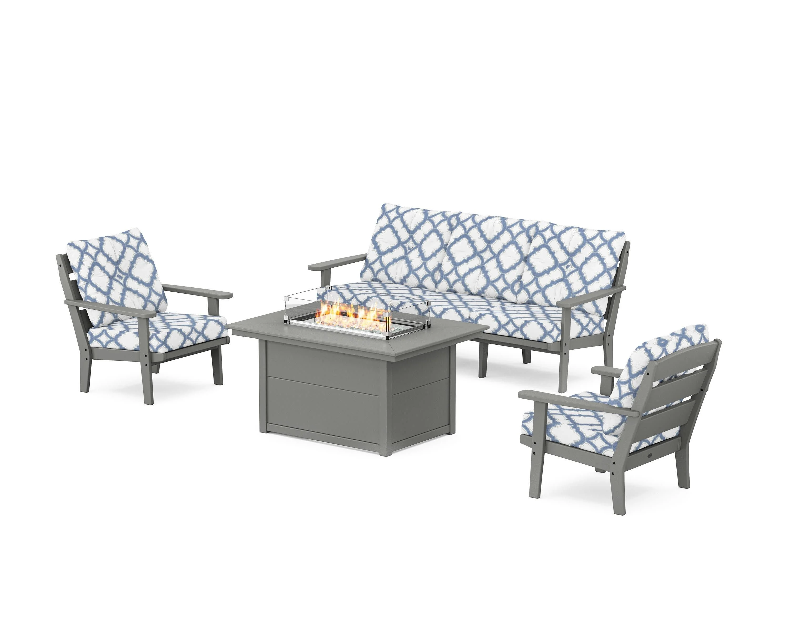 Lakeside Deep Seating Fire Pit Table Set - Image 59
