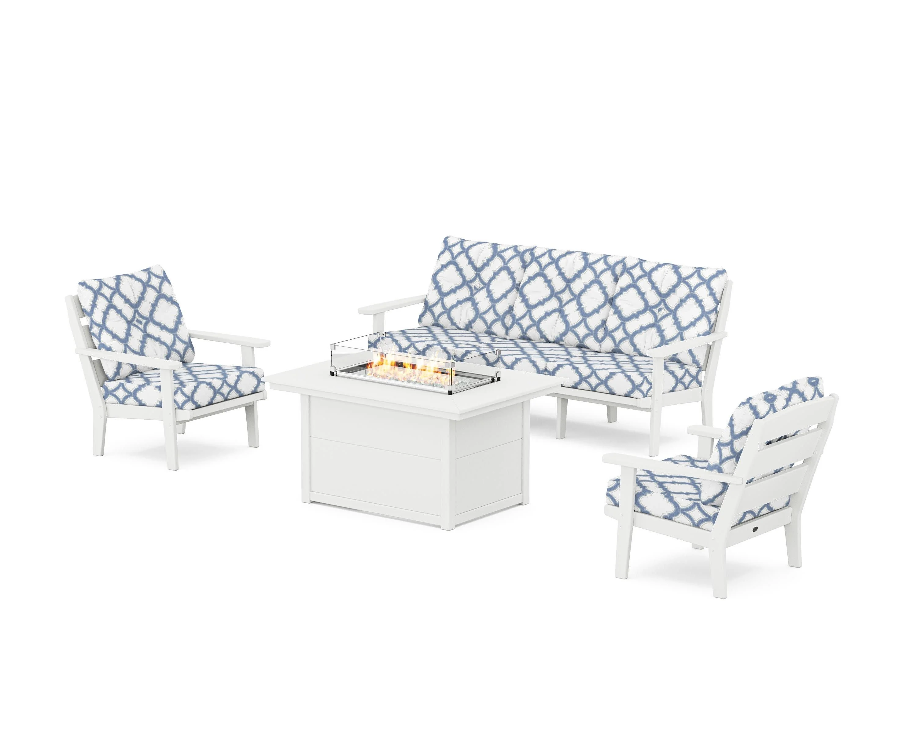 Lakeside Deep Seating Fire Pit Table Set - Image 6
