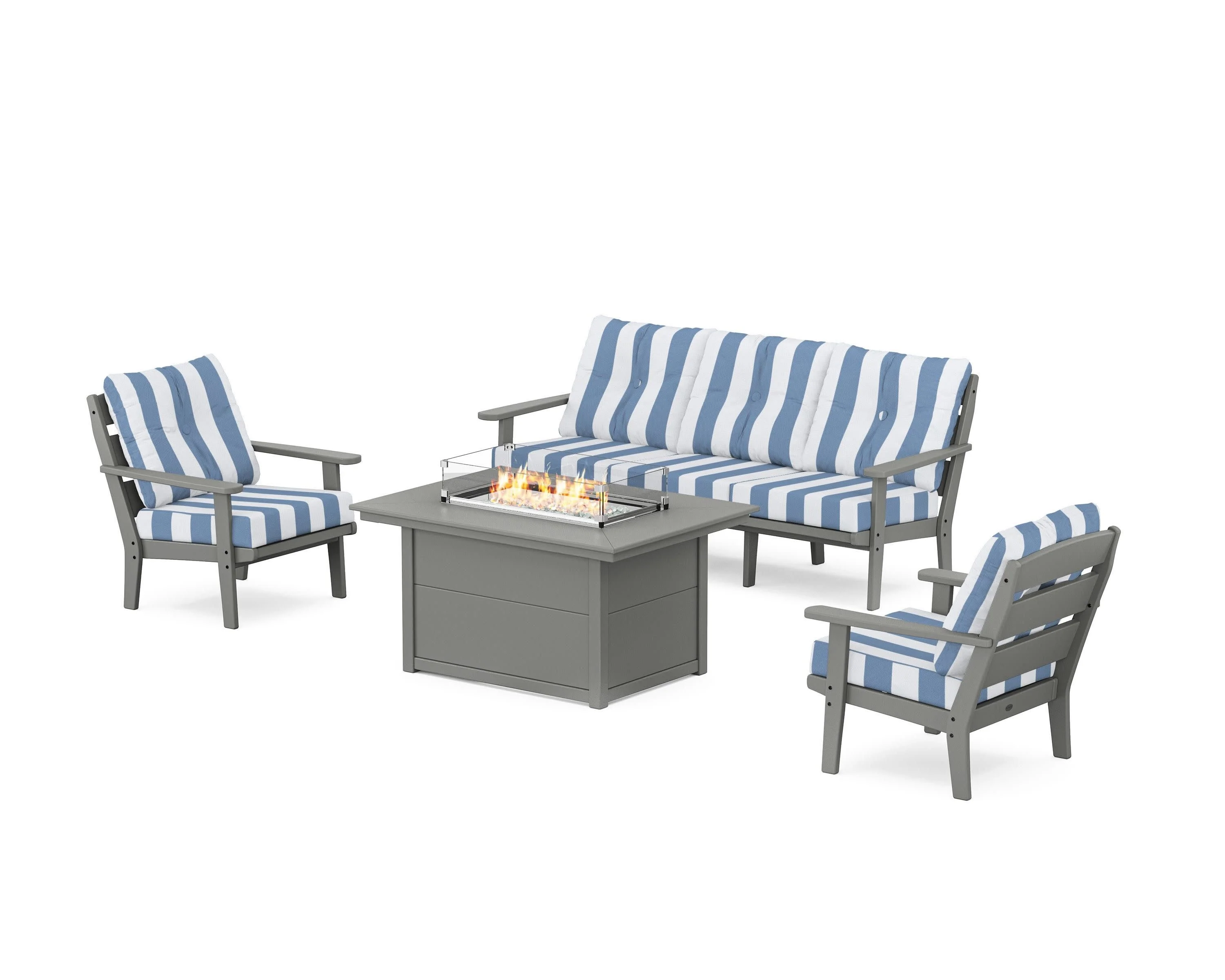 Lakeside Deep Seating Fire Pit Table Set - Image 61