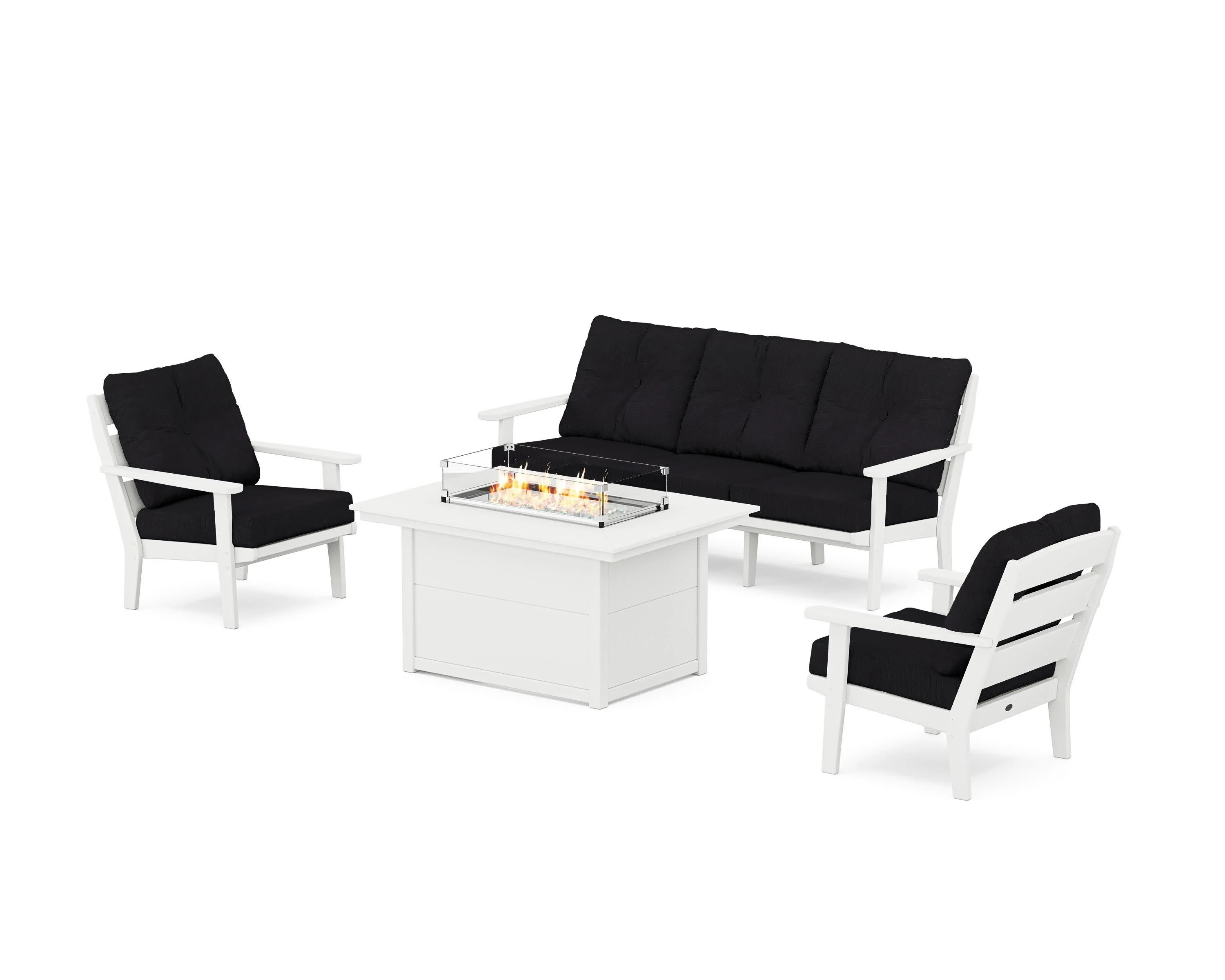 Lakeside Deep Seating Fire Pit Table Set - Image 63