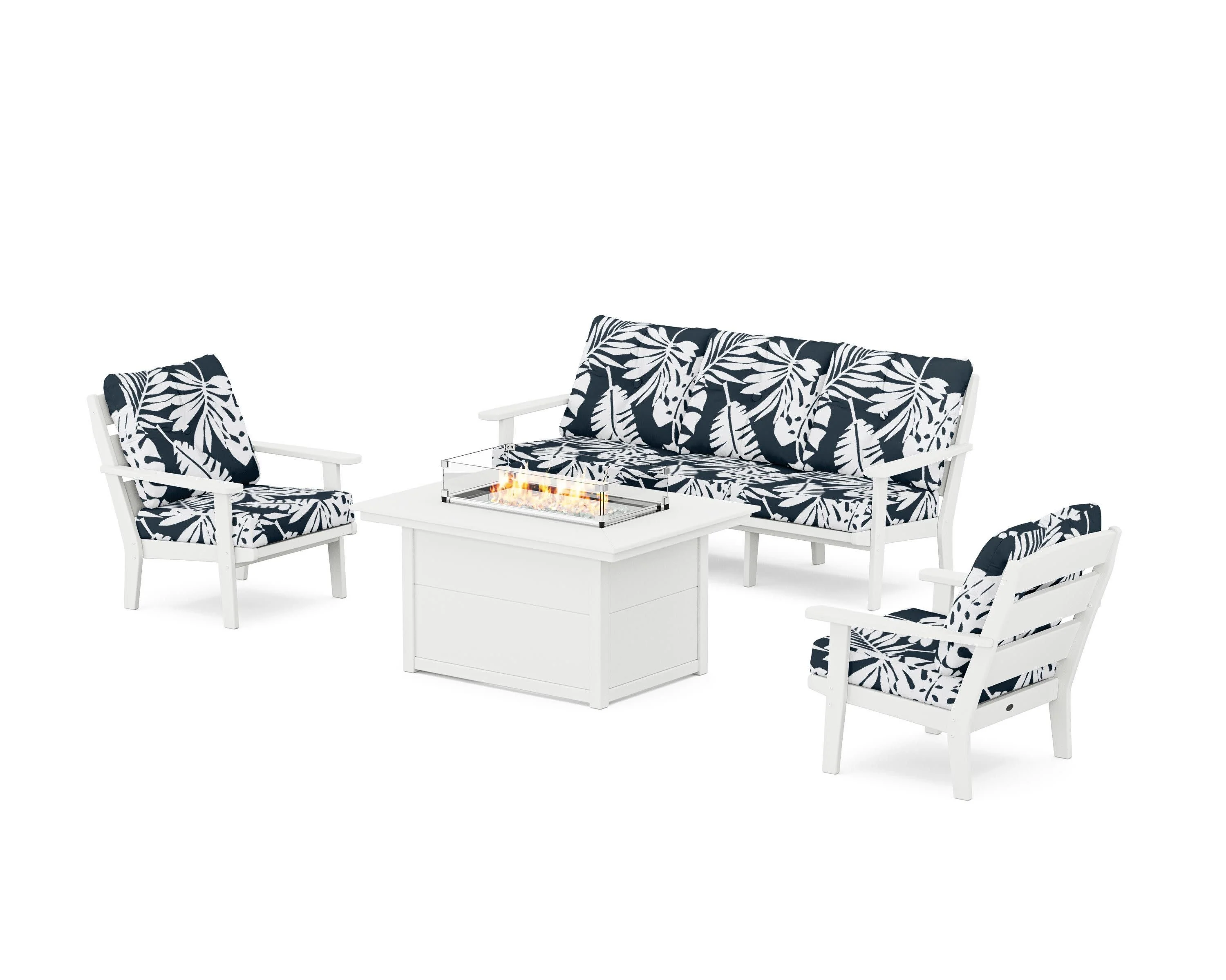 Lakeside Deep Seating Fire Pit Table Set - Image 64