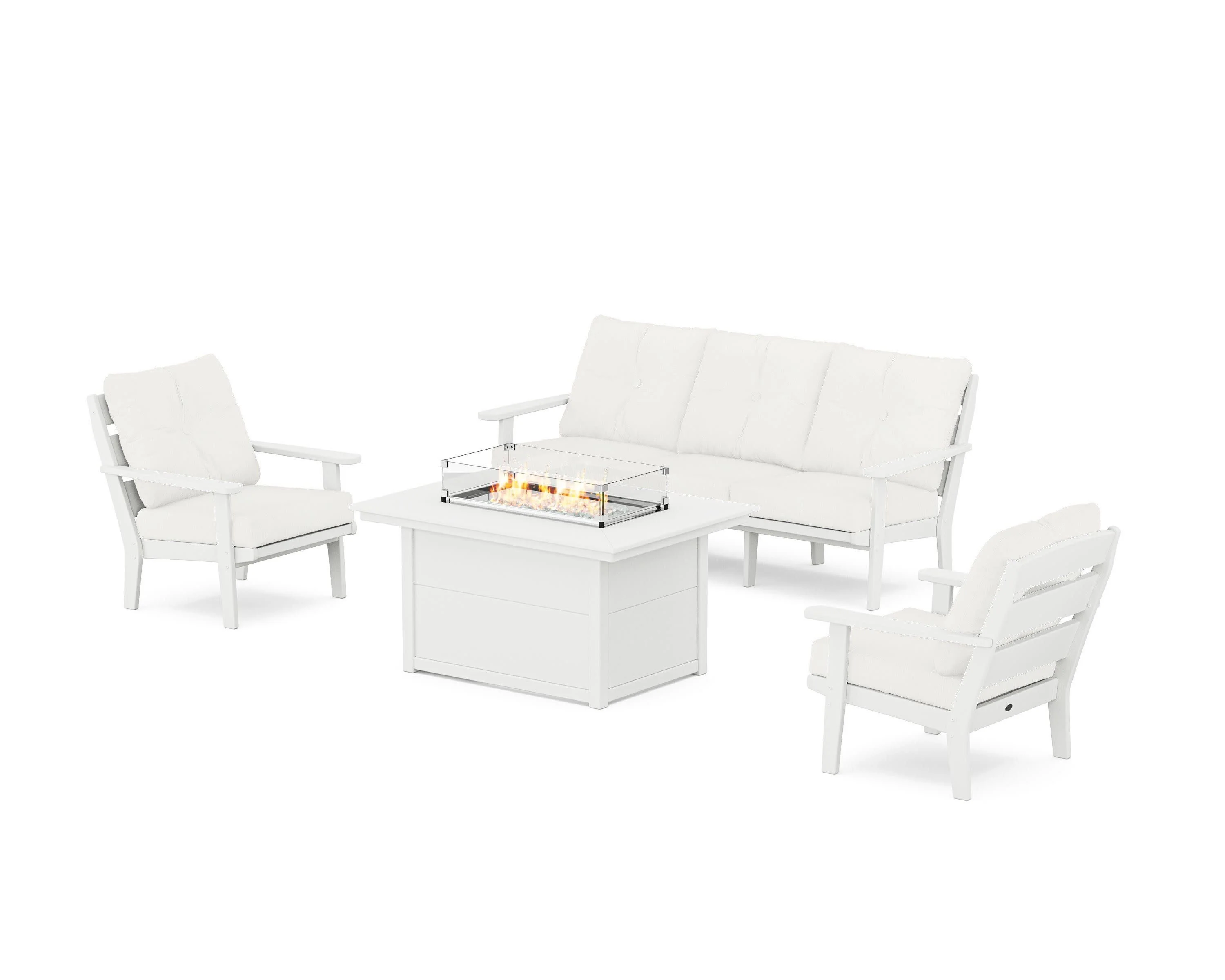 Lakeside Deep Seating Fire Pit Table Set - Image 70