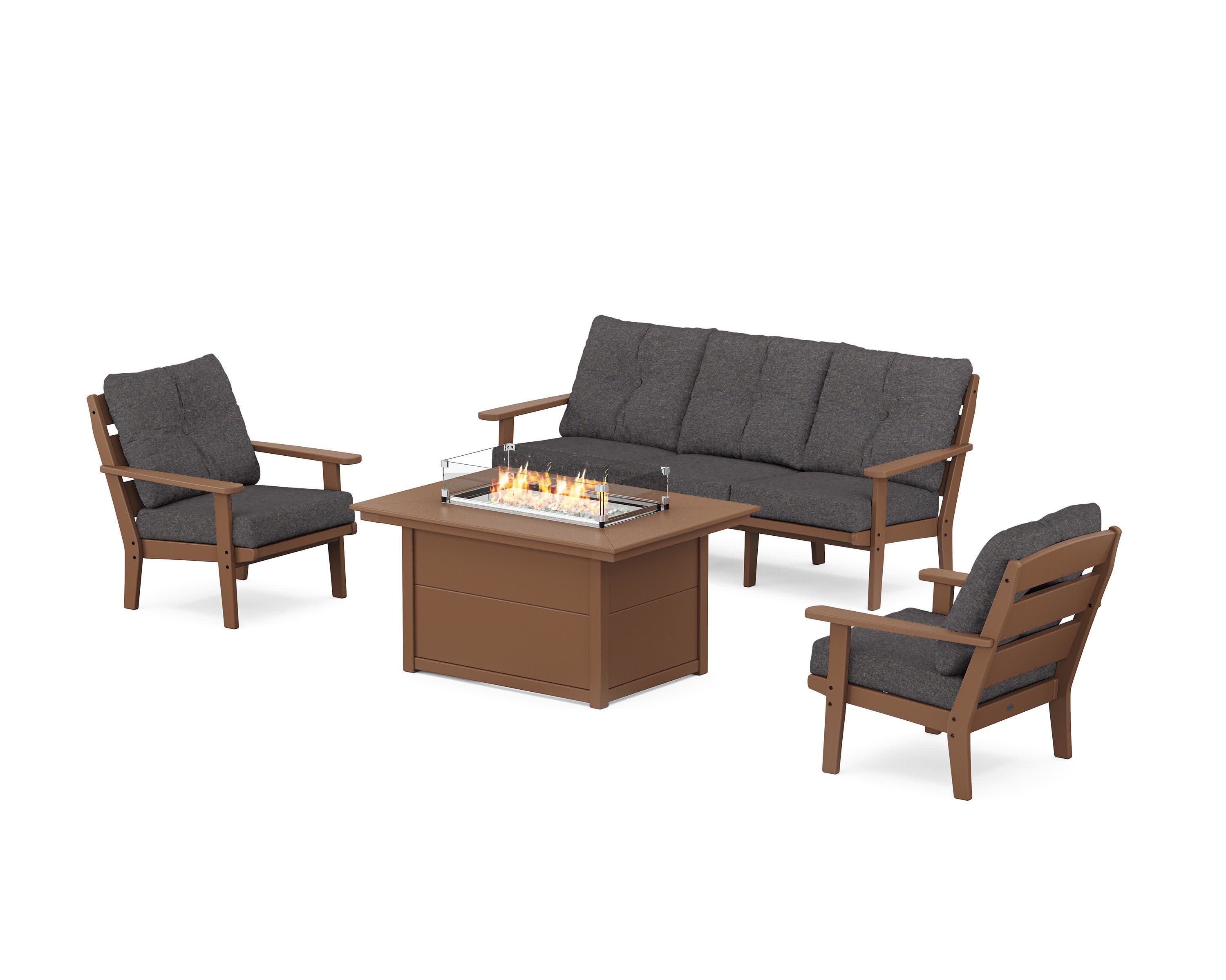 Lakeside Deep Seating Fire Pit Table Set - Image 73