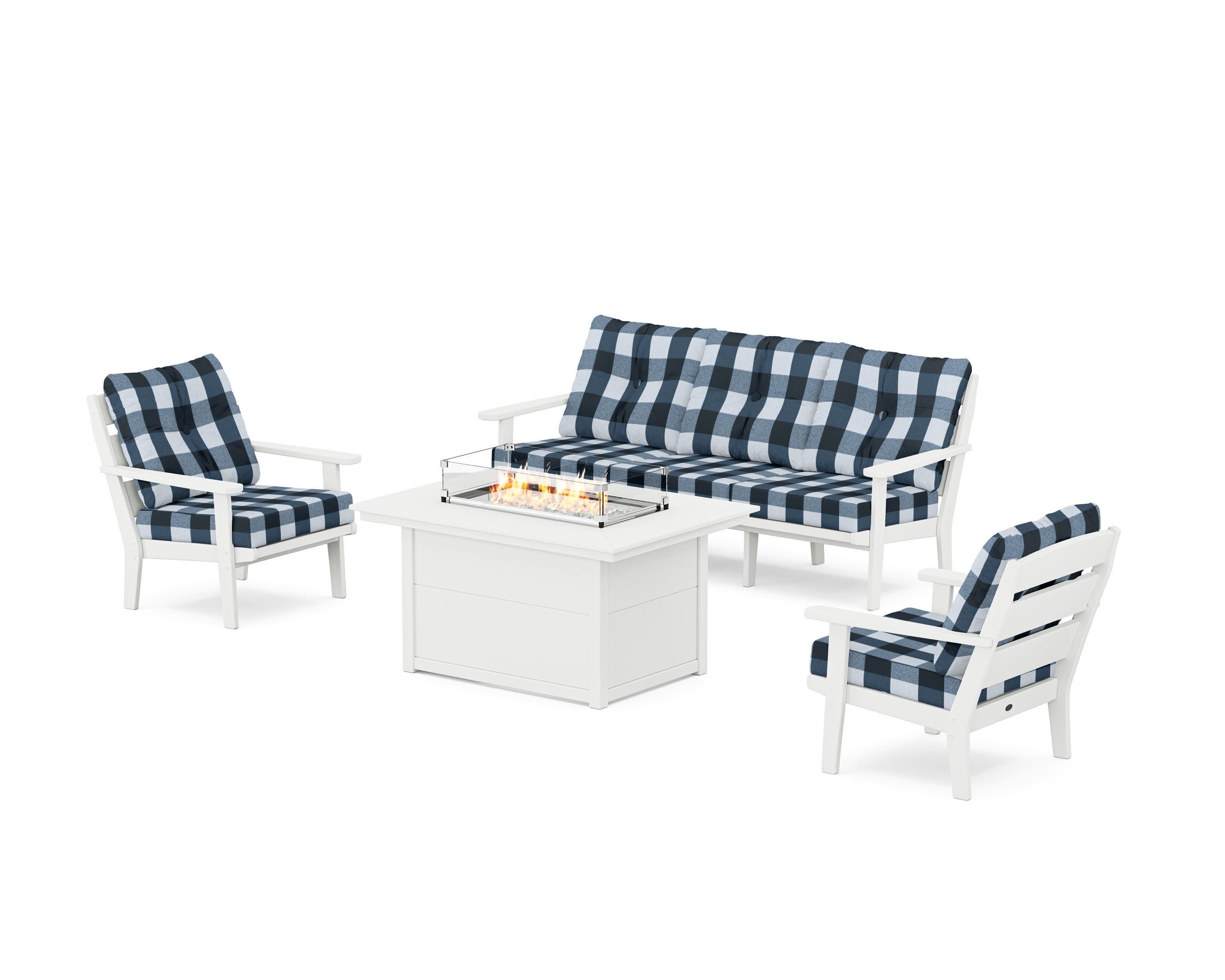 Lakeside Deep Seating Fire Pit Table Set - Image 76