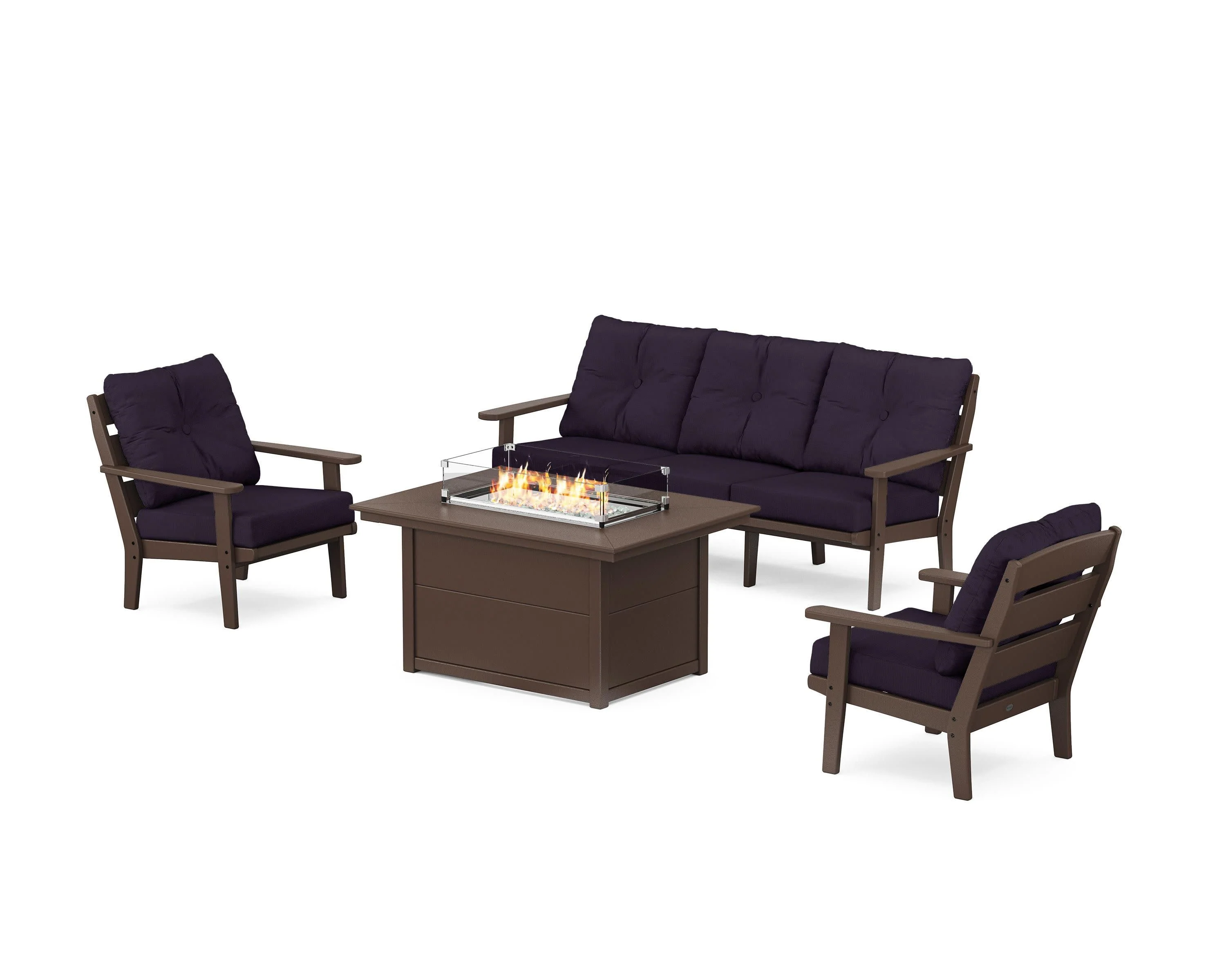 Lakeside Deep Seating Fire Pit Table Set - Image 8