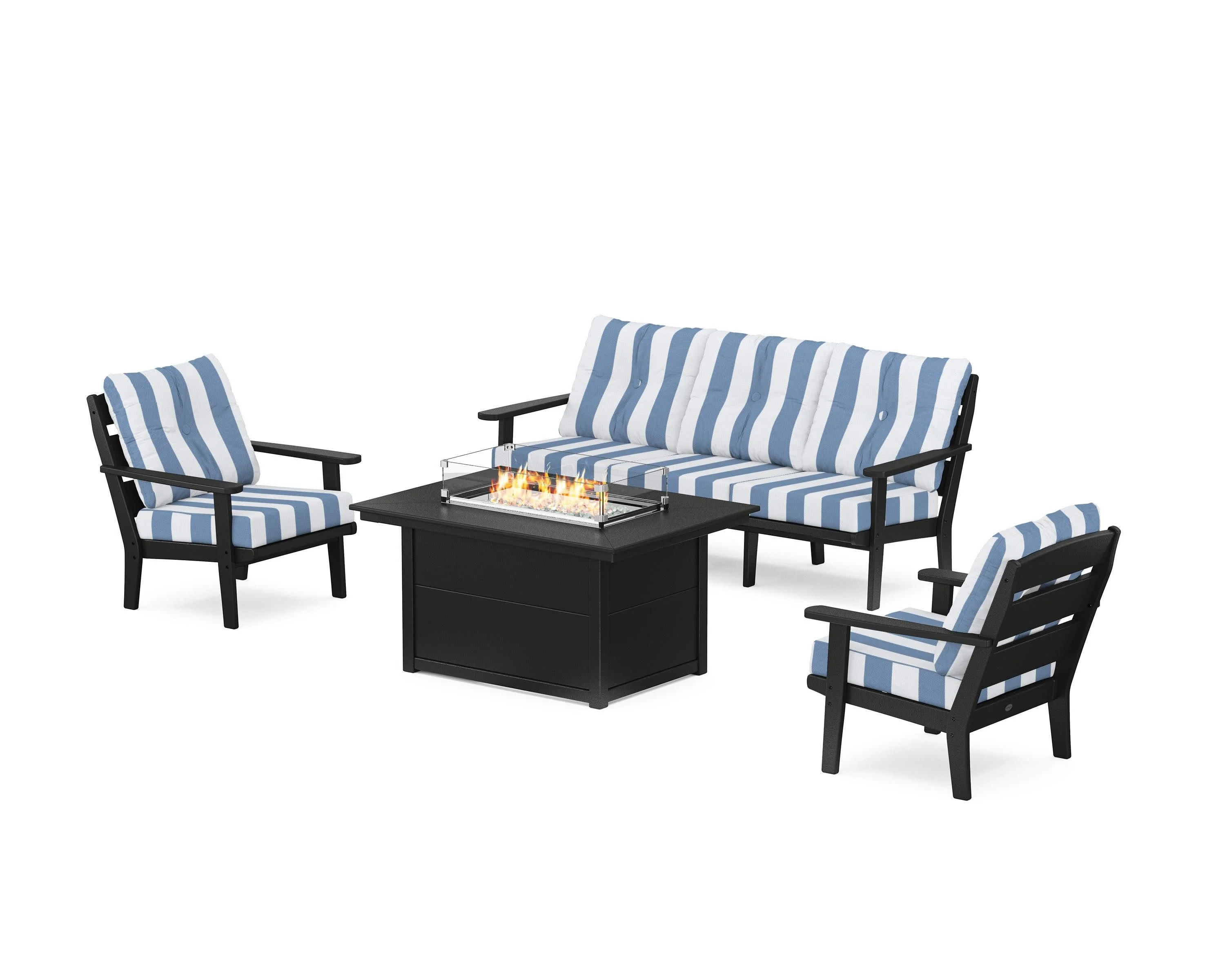 Lakeside Deep Seating Fire Pit Table Set - Image 82