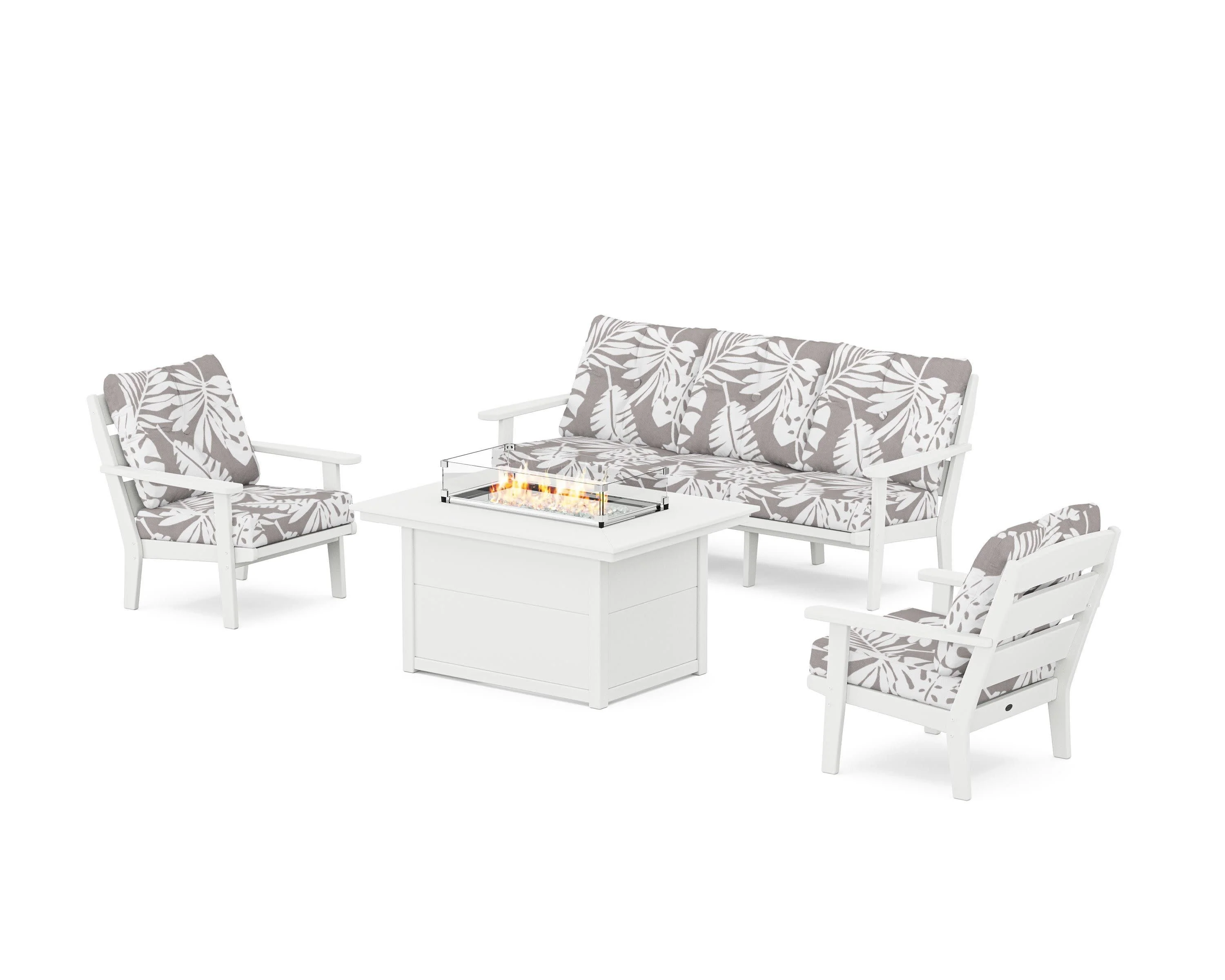 Lakeside Deep Seating Fire Pit Table Set - Image 84