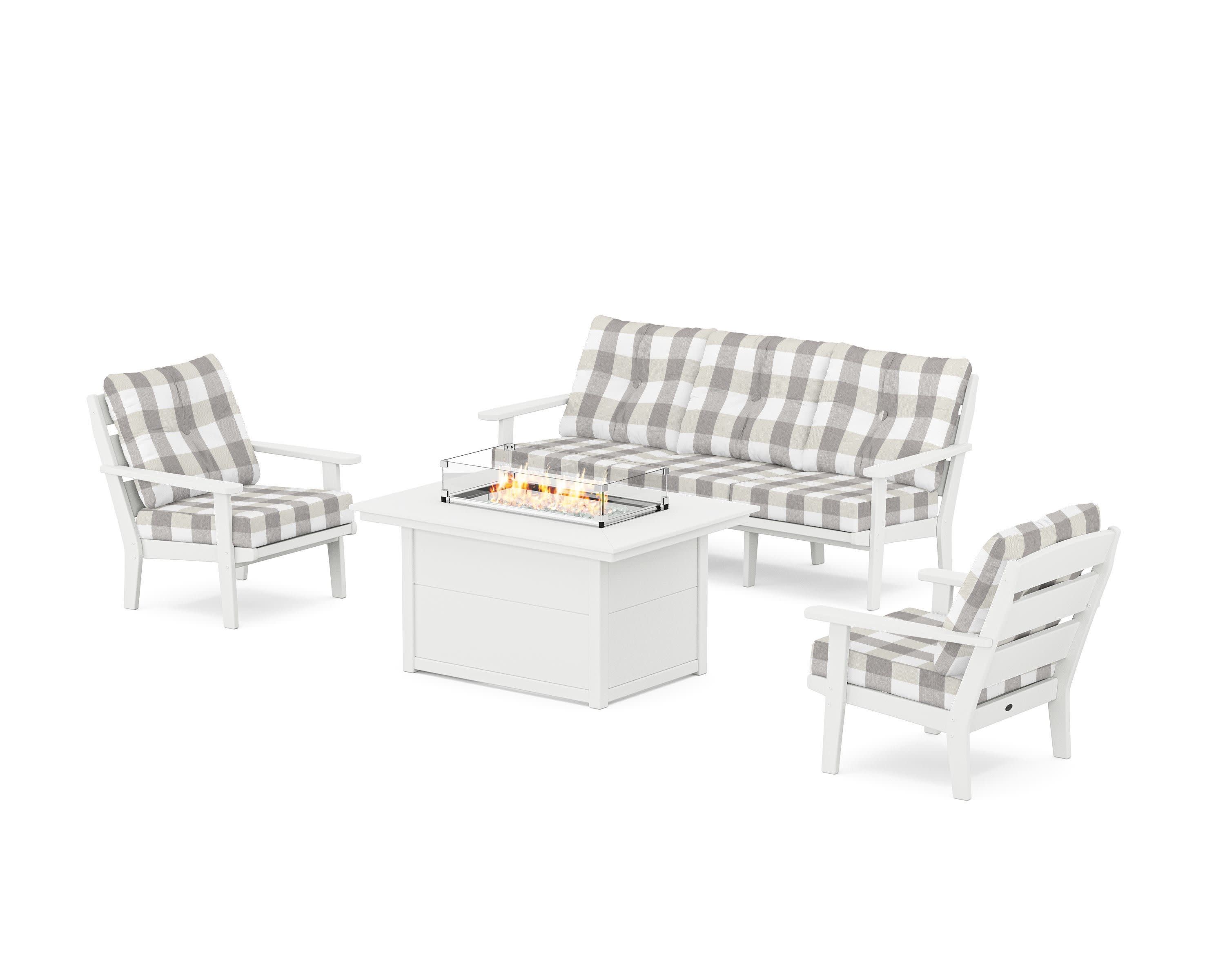 Lakeside Deep Seating Fire Pit Table Set - Image 85