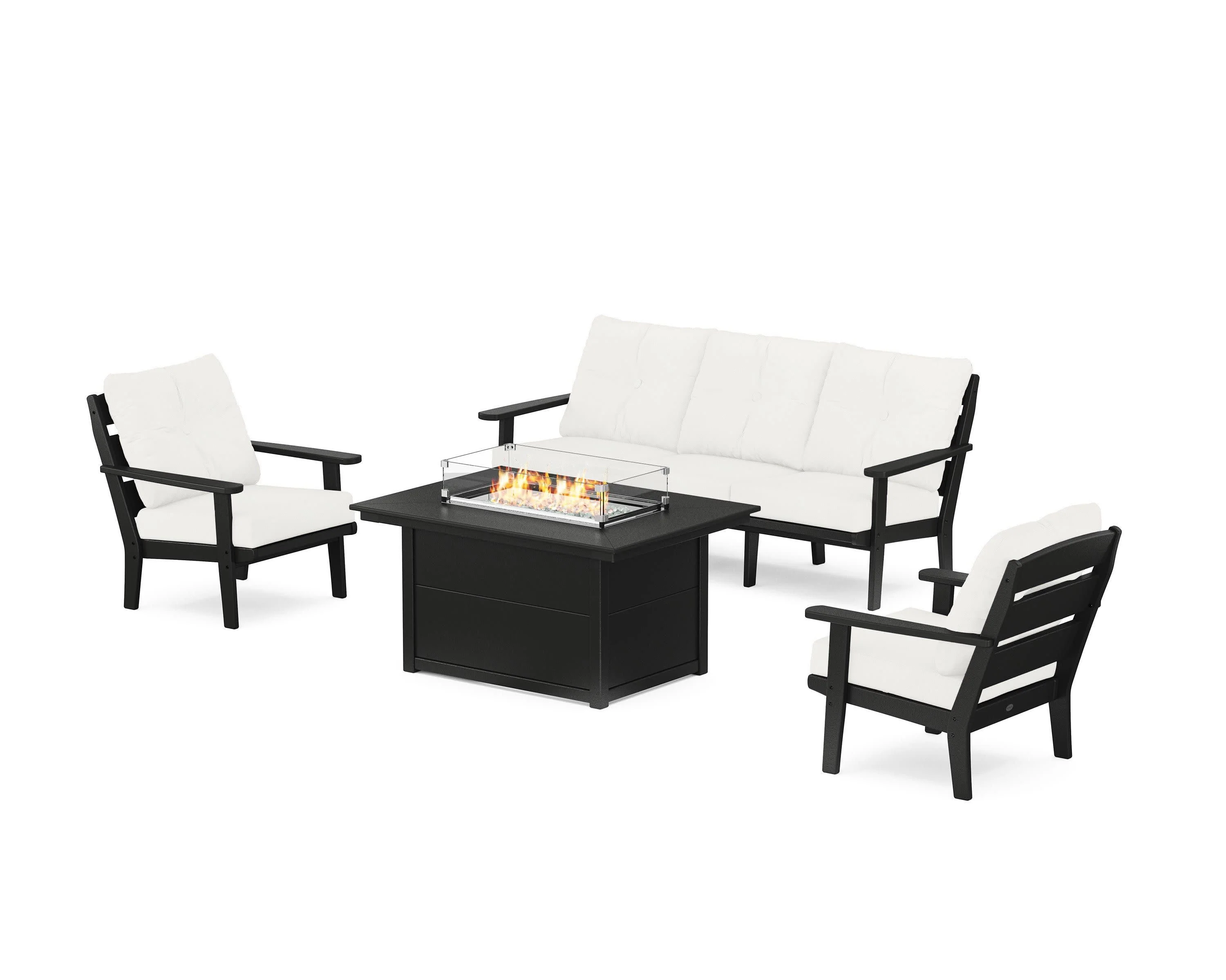 Lakeside Deep Seating Fire Pit Table Set - Image 86