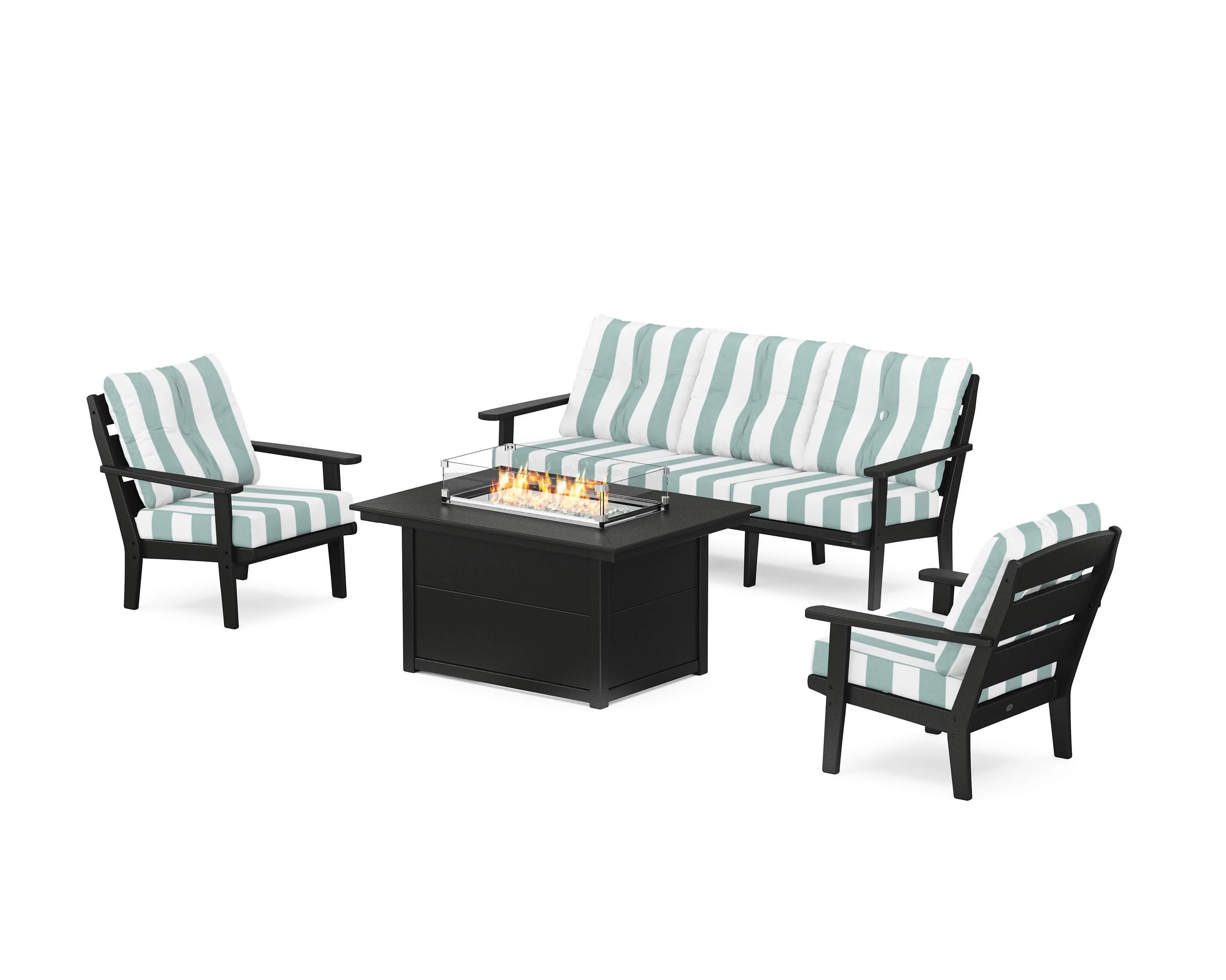 Lakeside Deep Seating Fire Pit Table Set - Image 89
