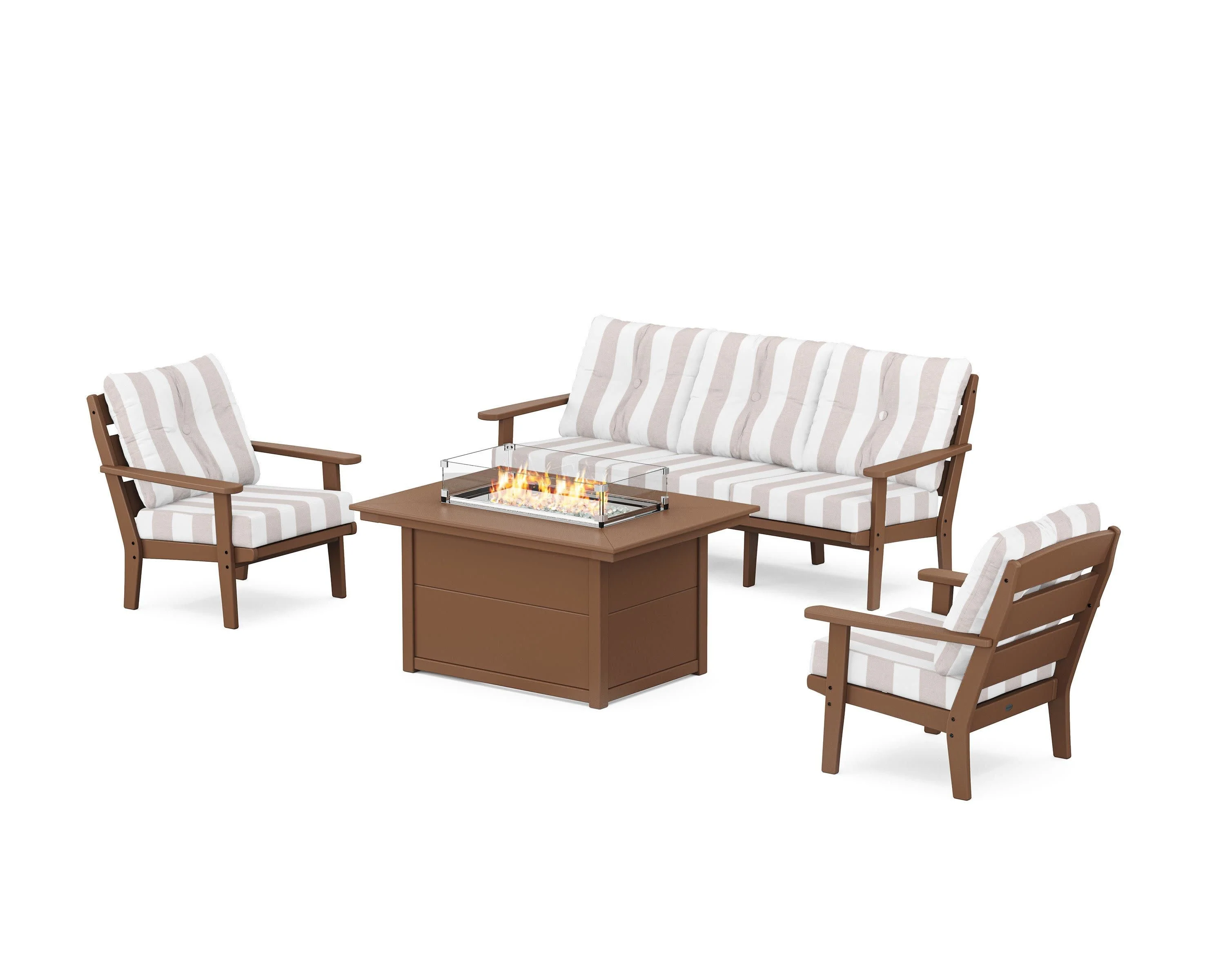 Lakeside Deep Seating Fire Pit Table Set - Image 9