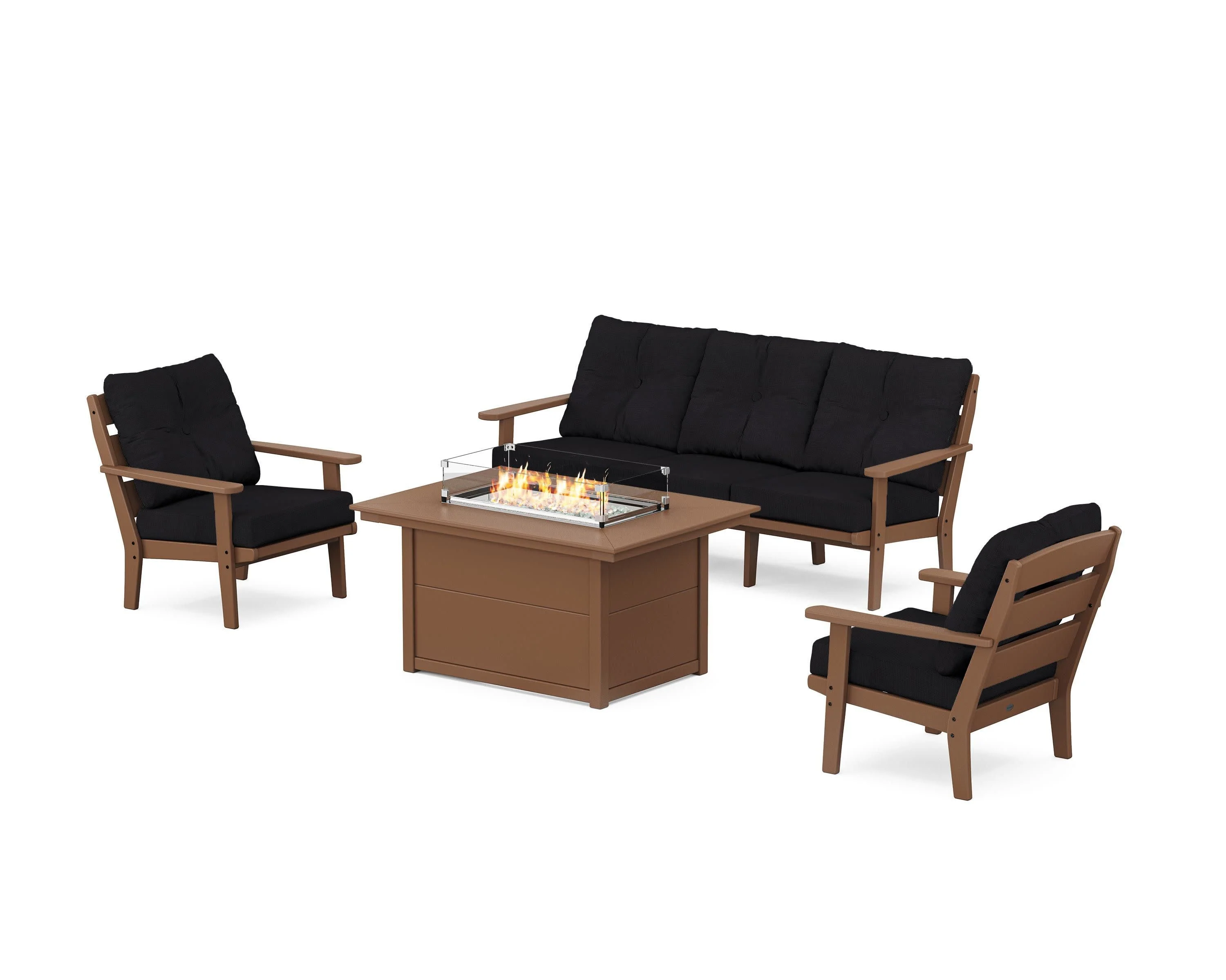 Lakeside Deep Seating Fire Pit Table Set - Image 91