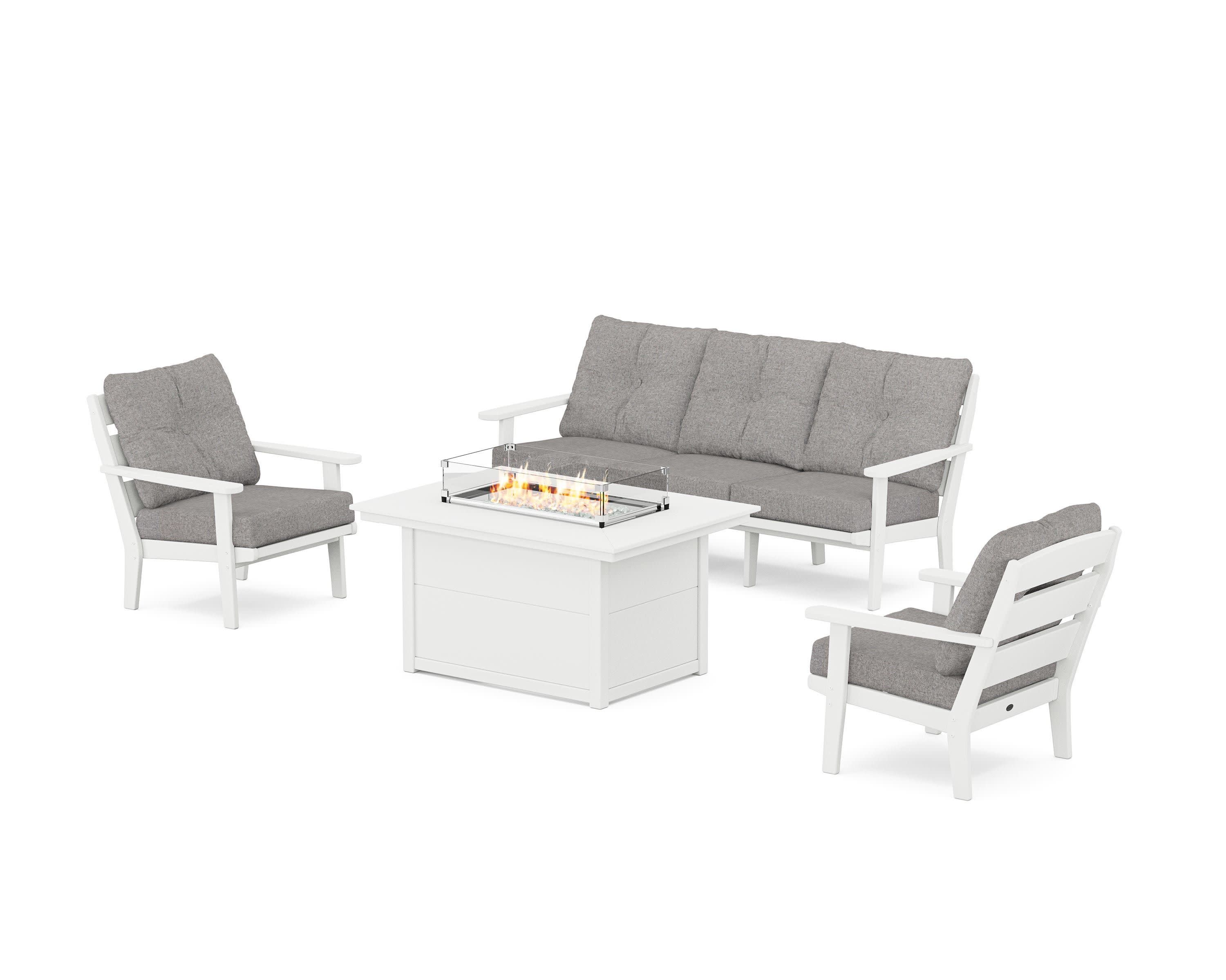 Lakeside Deep Seating Fire Pit Table Set - Image 95