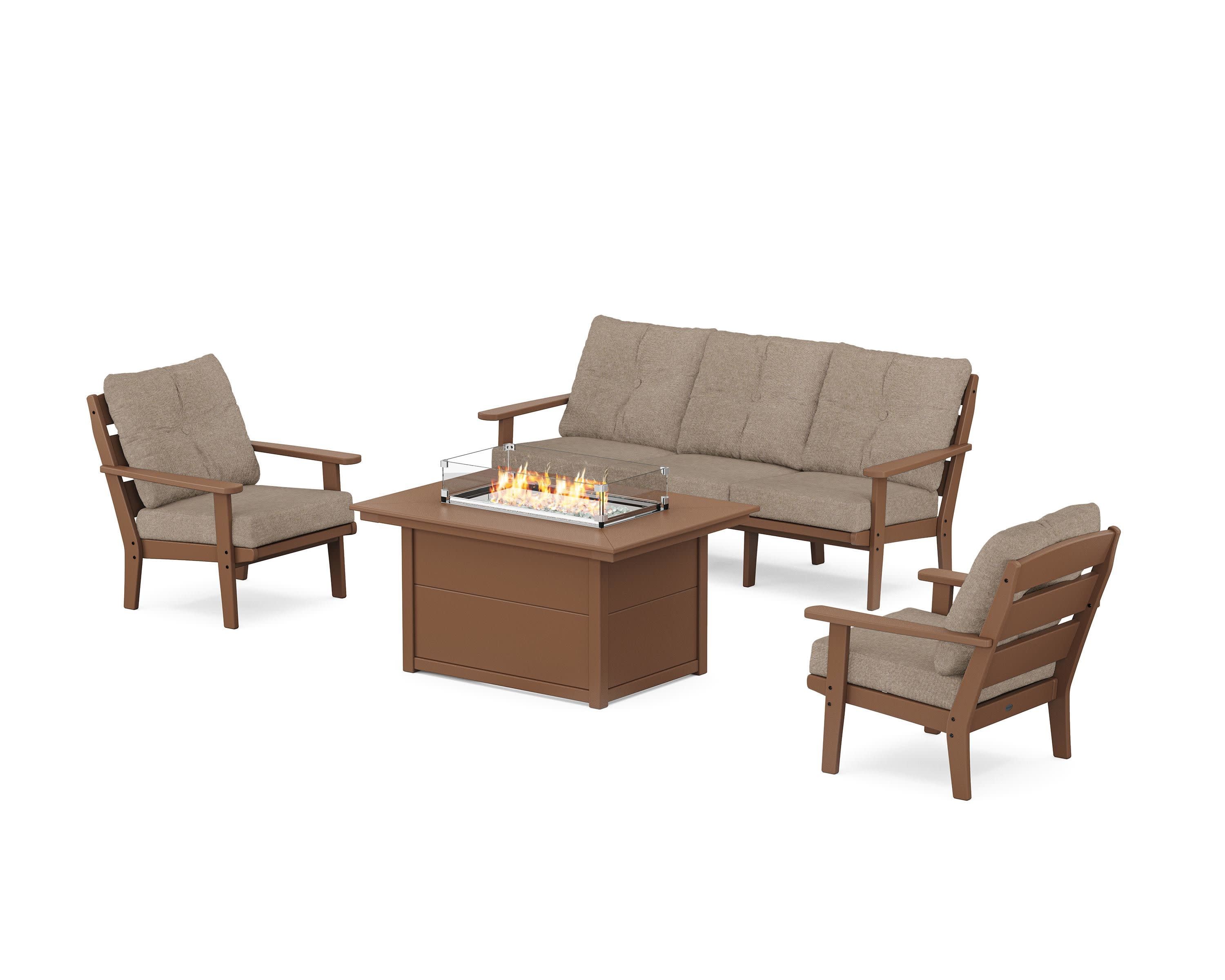 Lakeside Deep Seating Fire Pit Table Set - Image 97