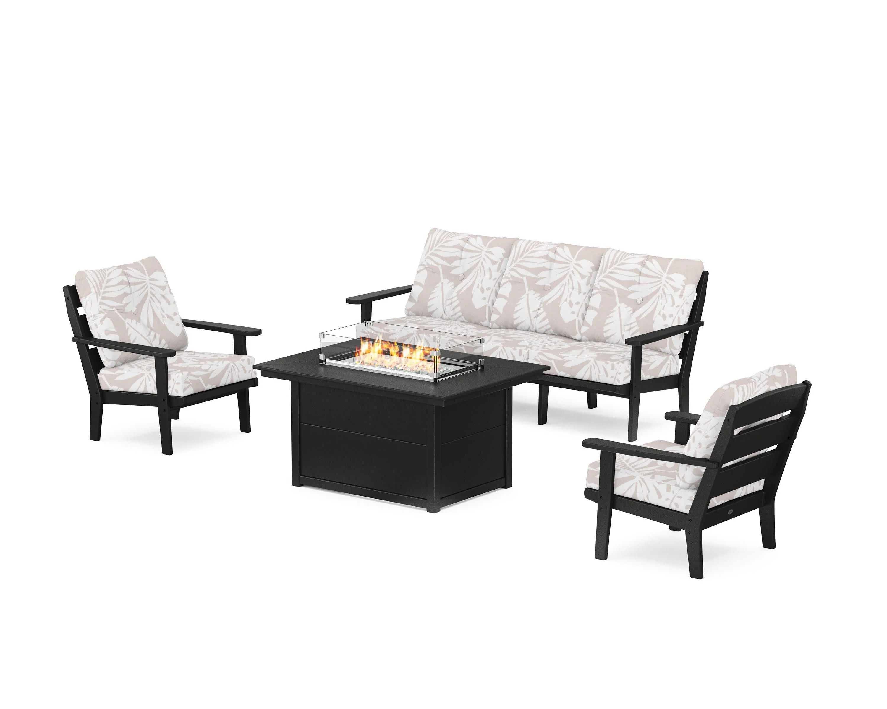 Lakeside Deep Seating Fire Pit Table Set - Image 99