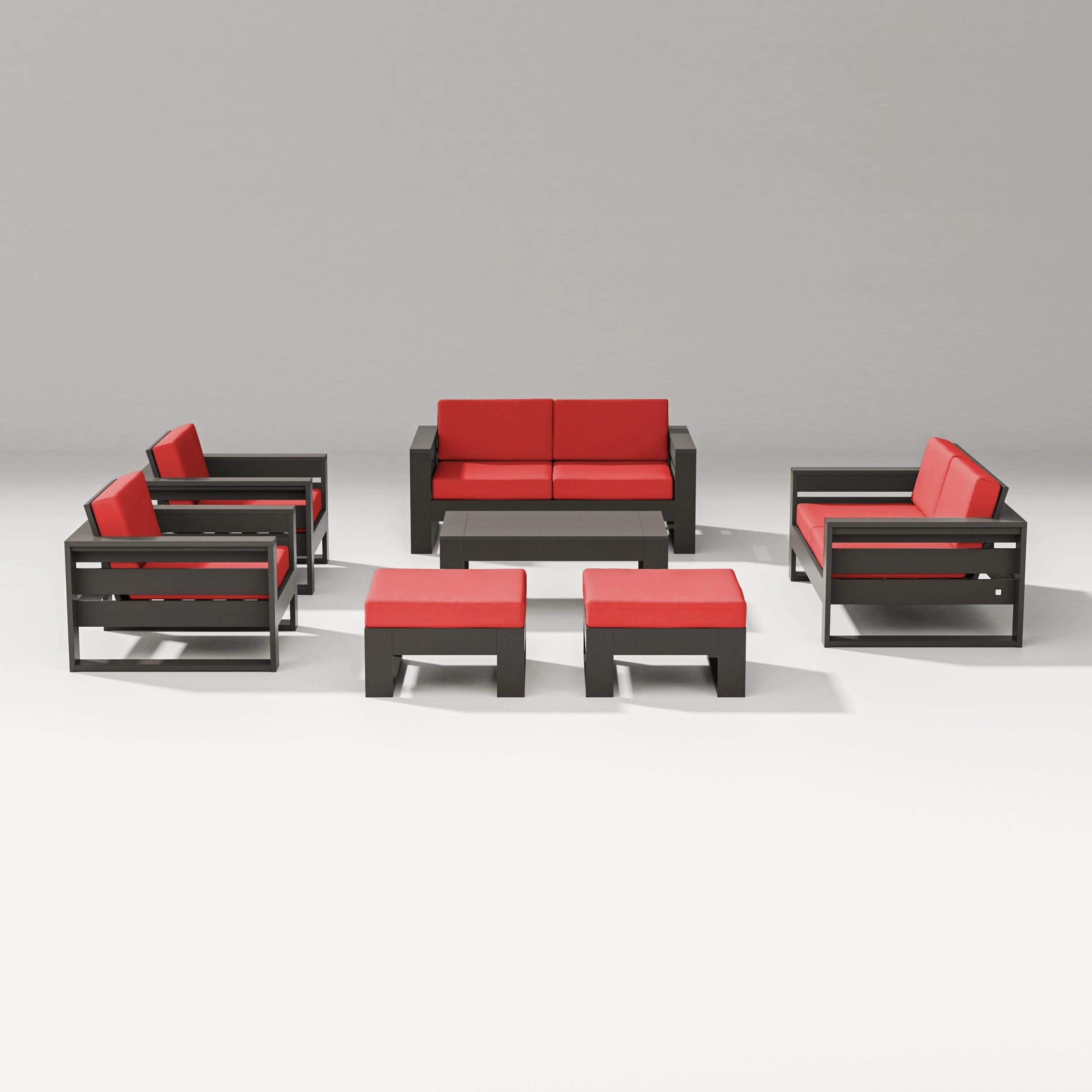 Latitude 7-Piece Lounge Loveseat Set - Image 69