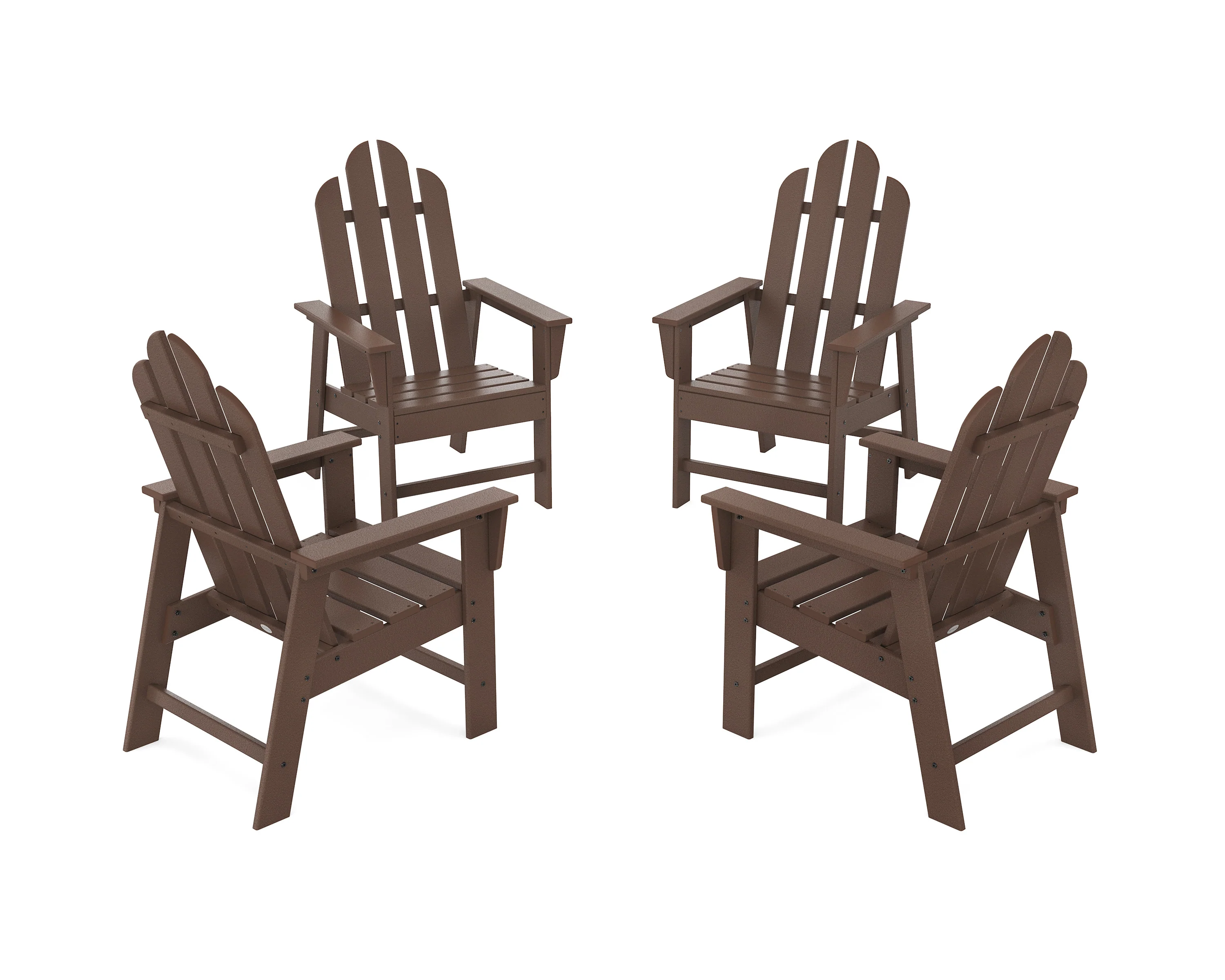 Long Island 4-Piece Upright Adirondack Conversation Set - Image 12