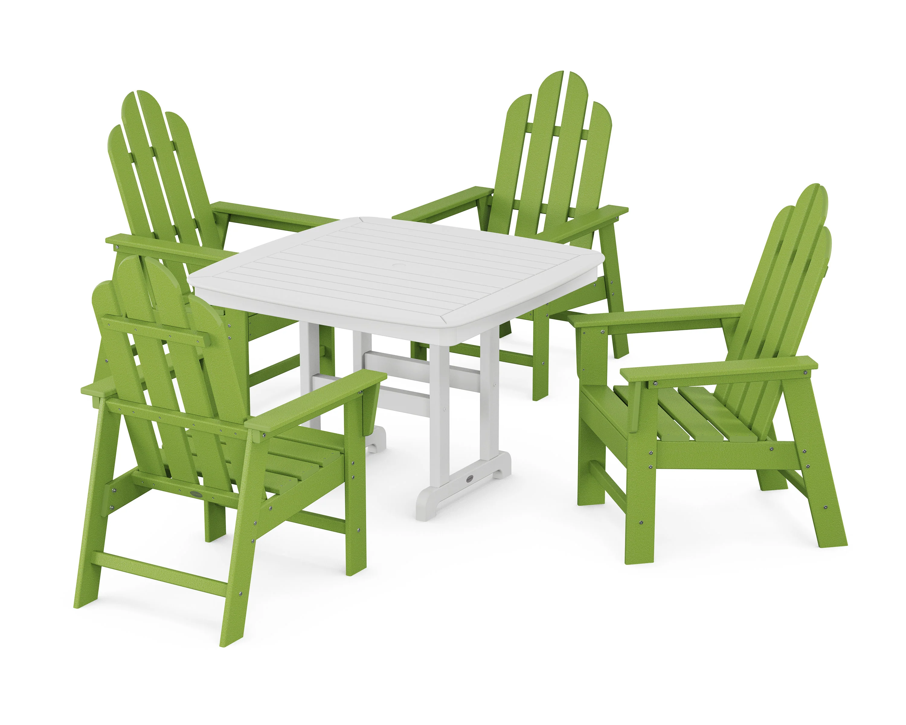 Long Island 5-Piece Dining Set with Trestle Legs - Image 4