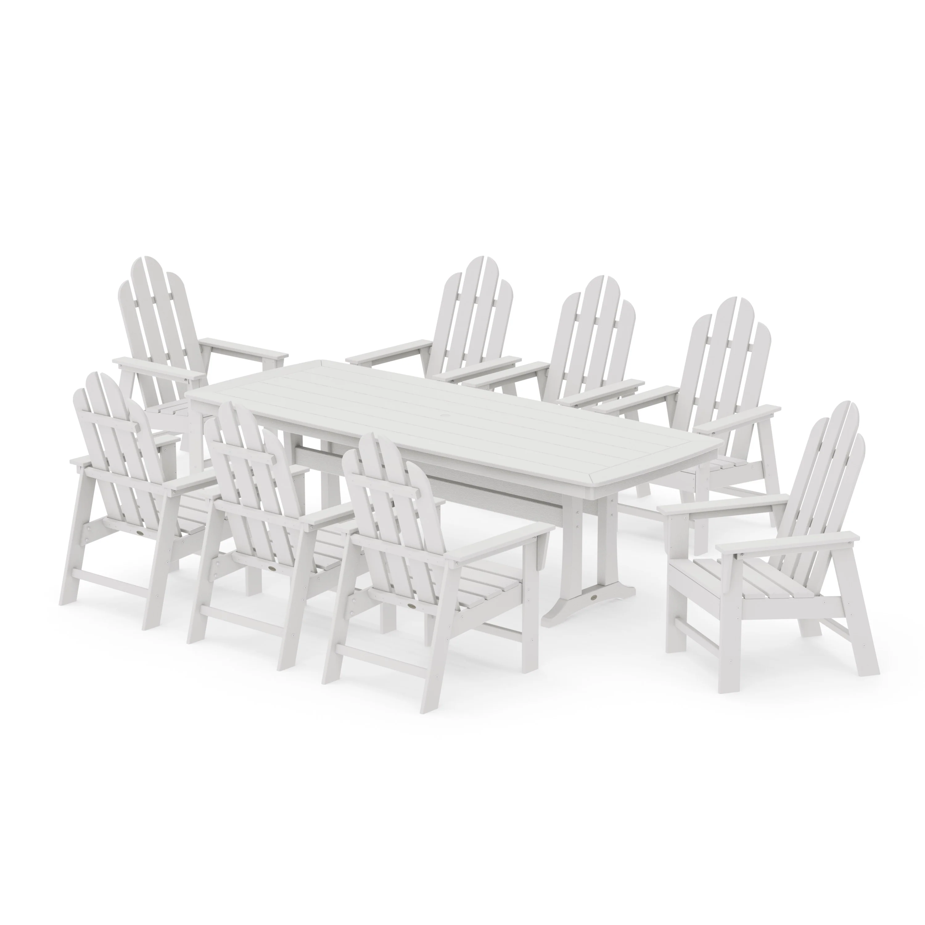 Long Island 9-Piece Dining Set with Trestle Legs - Image 15