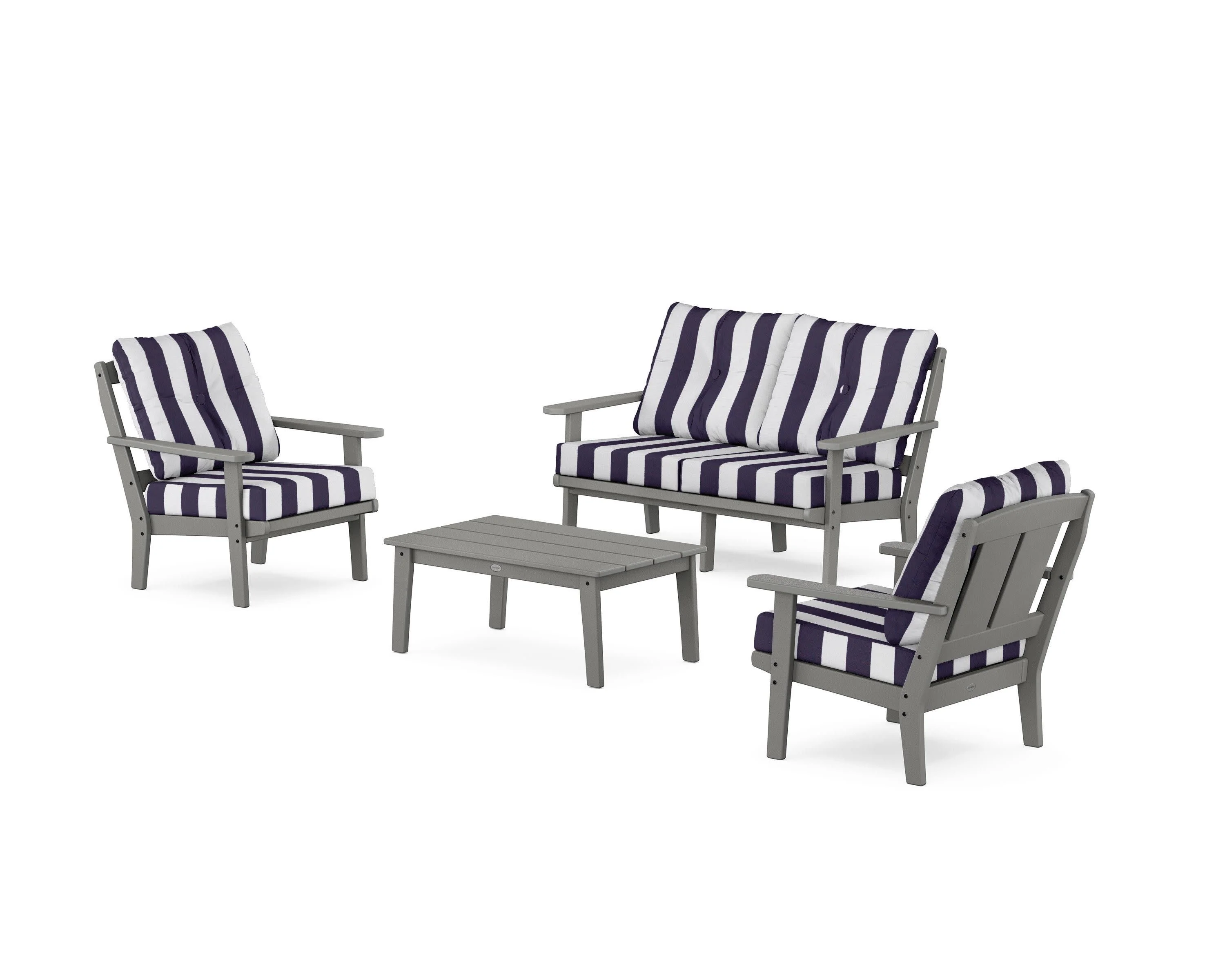 Mission 4-Piece Deep Seating Set with Loveseat - Image 118
