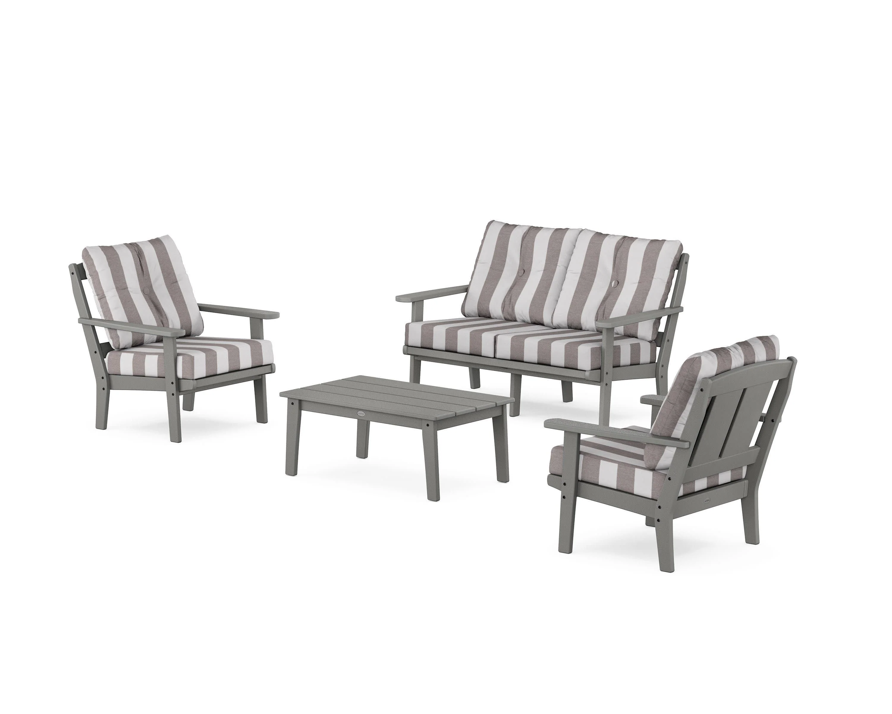 Mission 4-Piece Deep Seating Set with Loveseat - Image 5