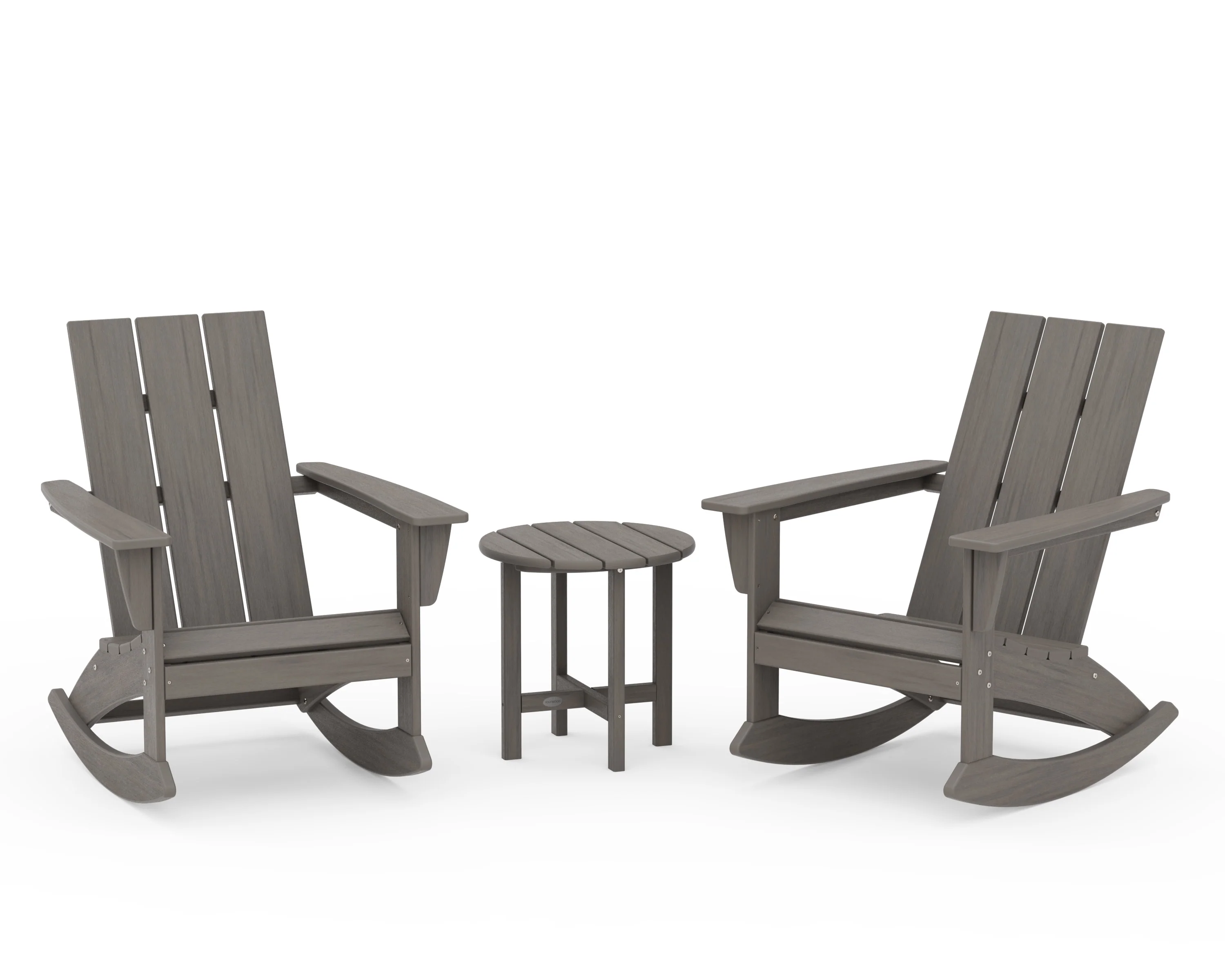 Modern 3-Piece Adirondack Rocking Chair Set - Image 19