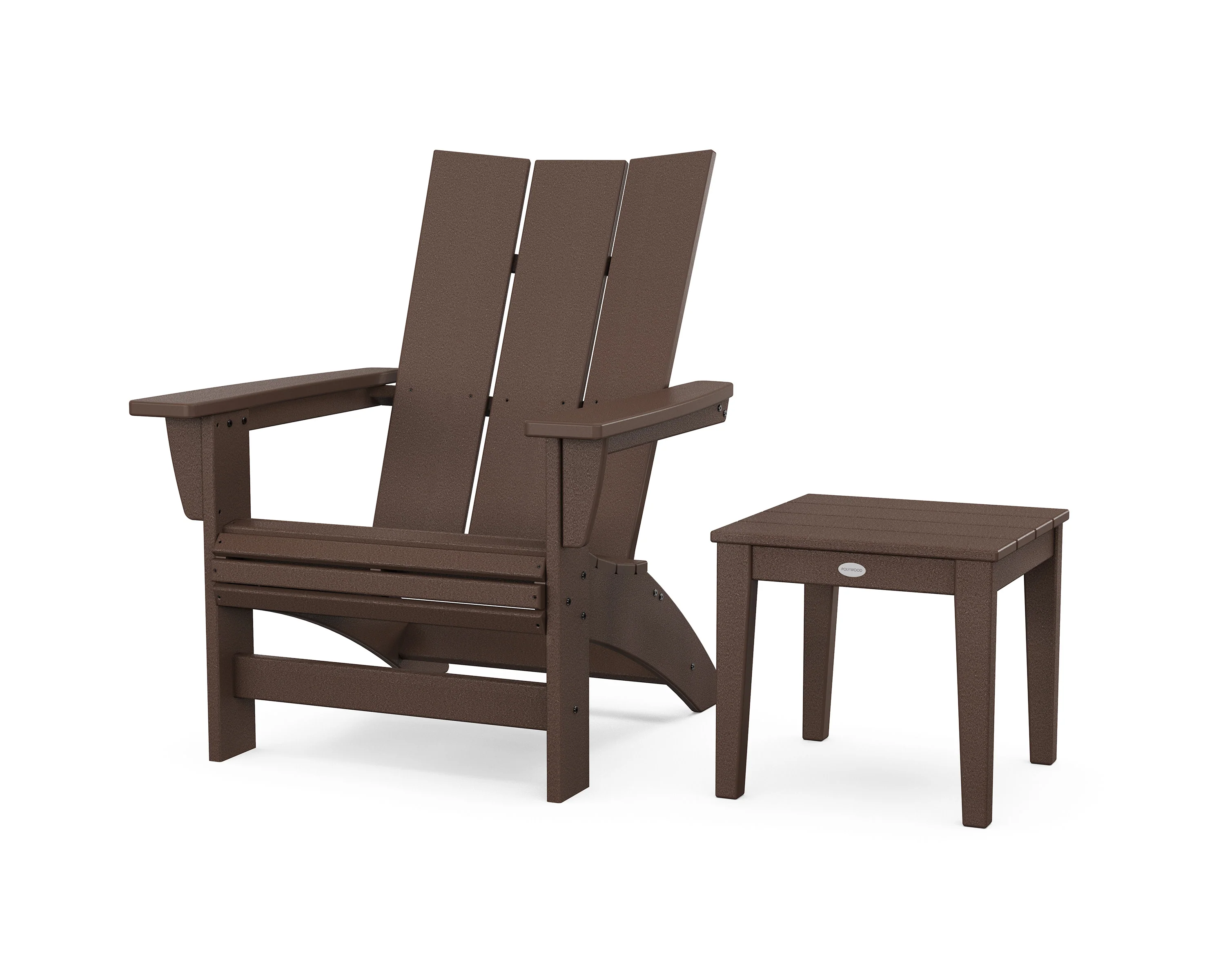 Modern Grand Adirondack Chair with Side Table - Image 11