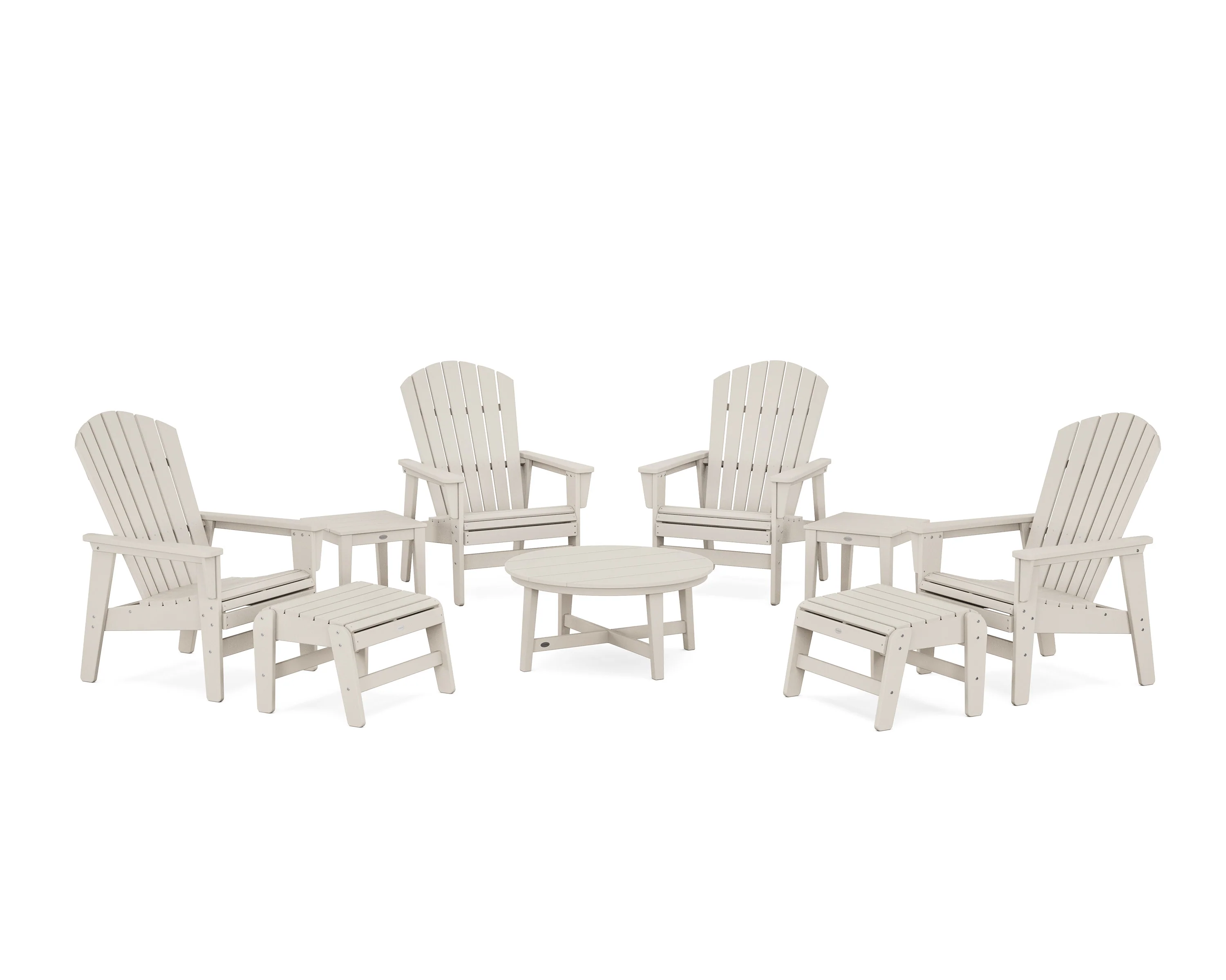 Nautical Grand Upright Adirondack 9-Piece Conversation Set - Image 15
