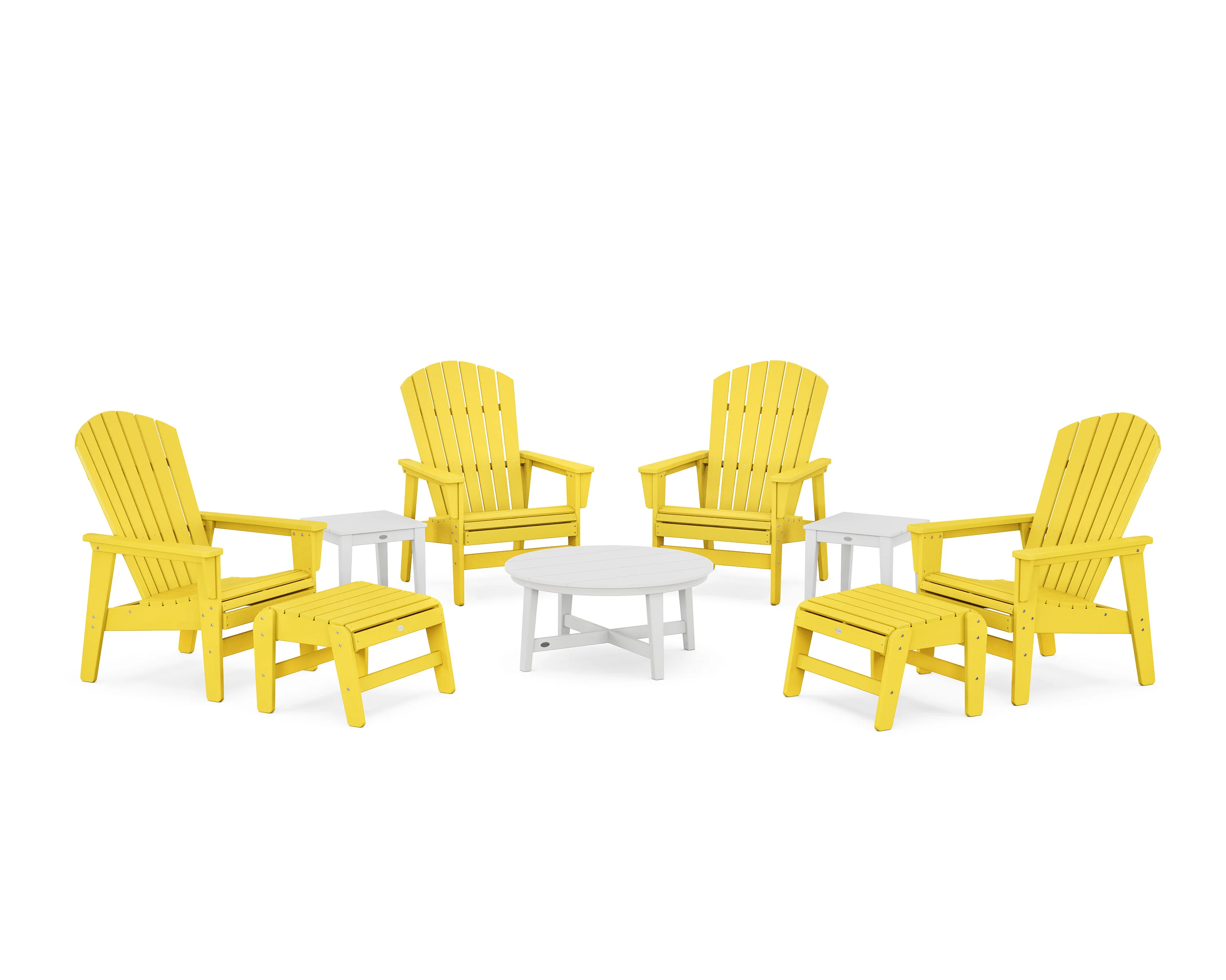 Nautical Grand Upright Adirondack 9-Piece Conversation Set - Image 5