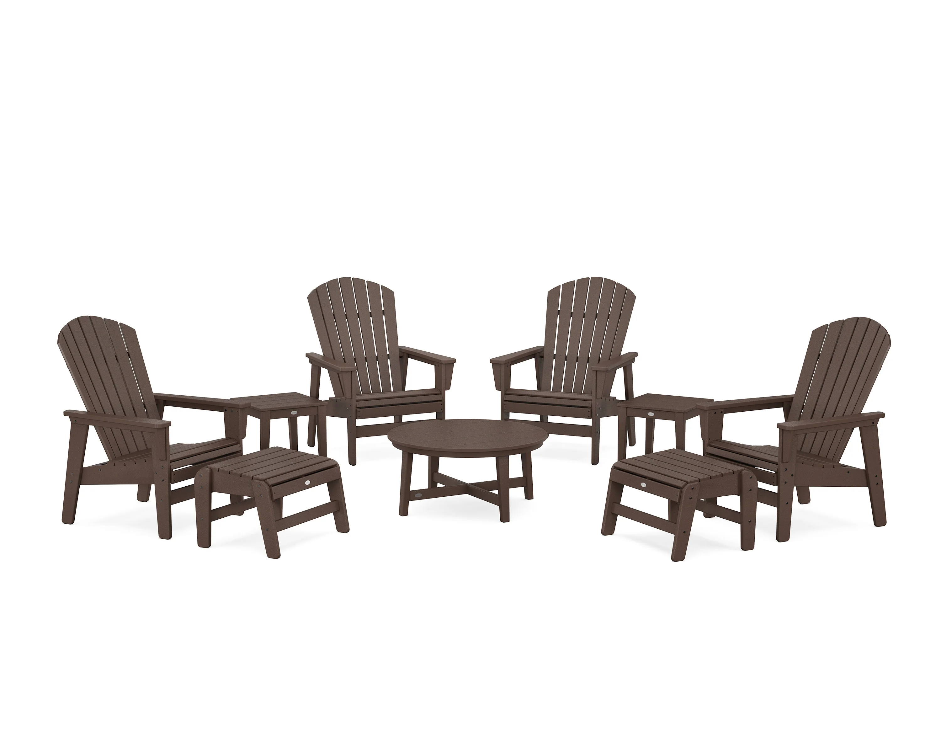 Nautical Grand Upright Adirondack 9-Piece Conversation Set - Image 8