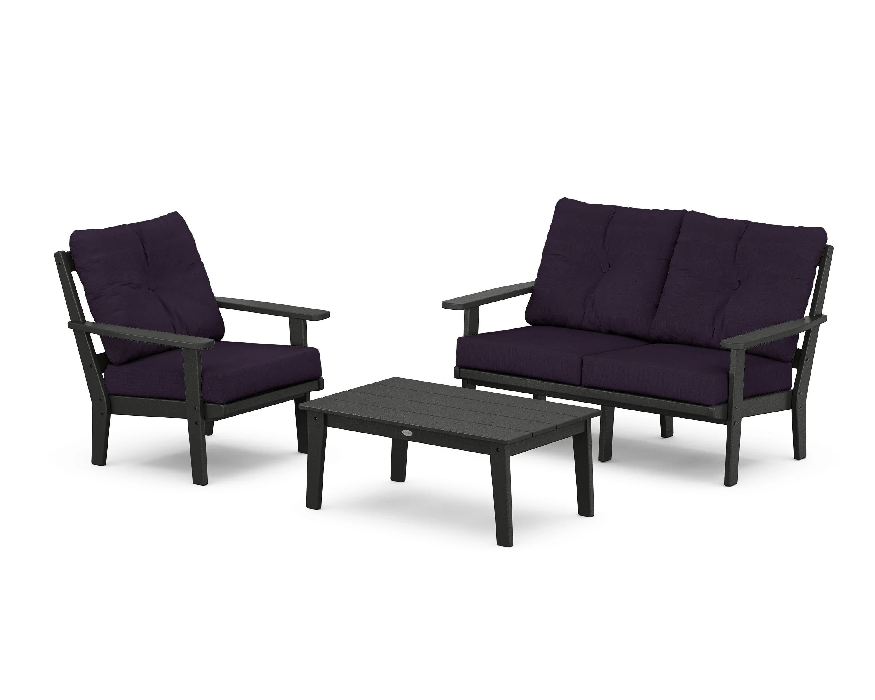 Oxford 3-Piece Deep Seating Set with Loveseat - Image 179
