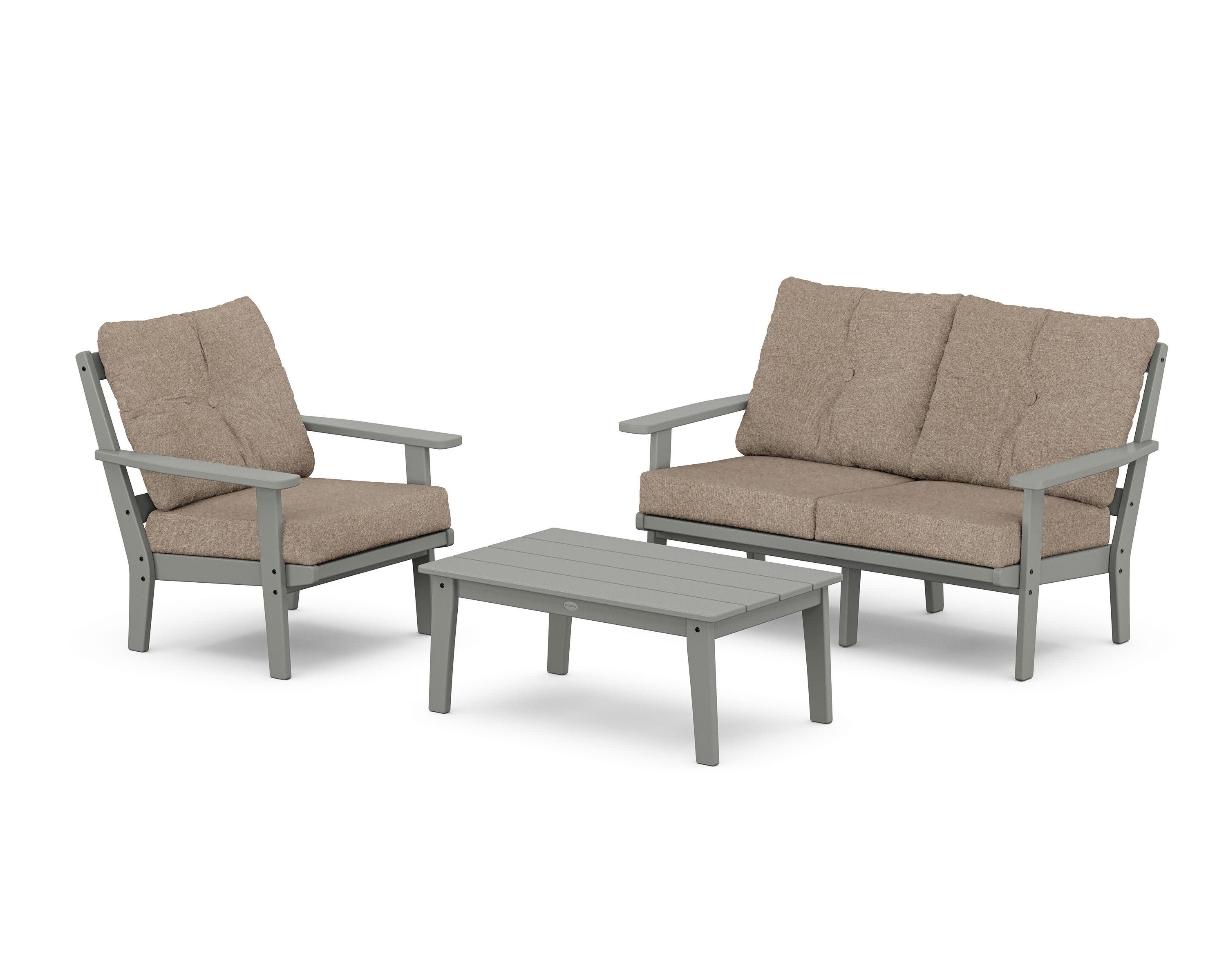 Oxford 3-Piece Deep Seating Set with Loveseat - Image 209