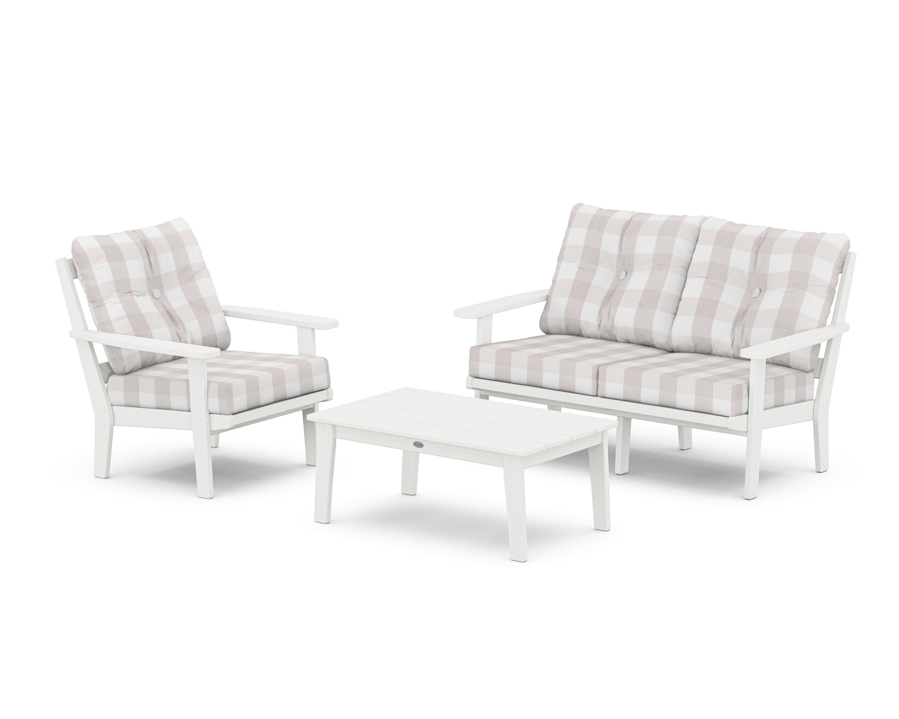 Oxford 3-Piece Deep Seating Set with Loveseat - Image 37