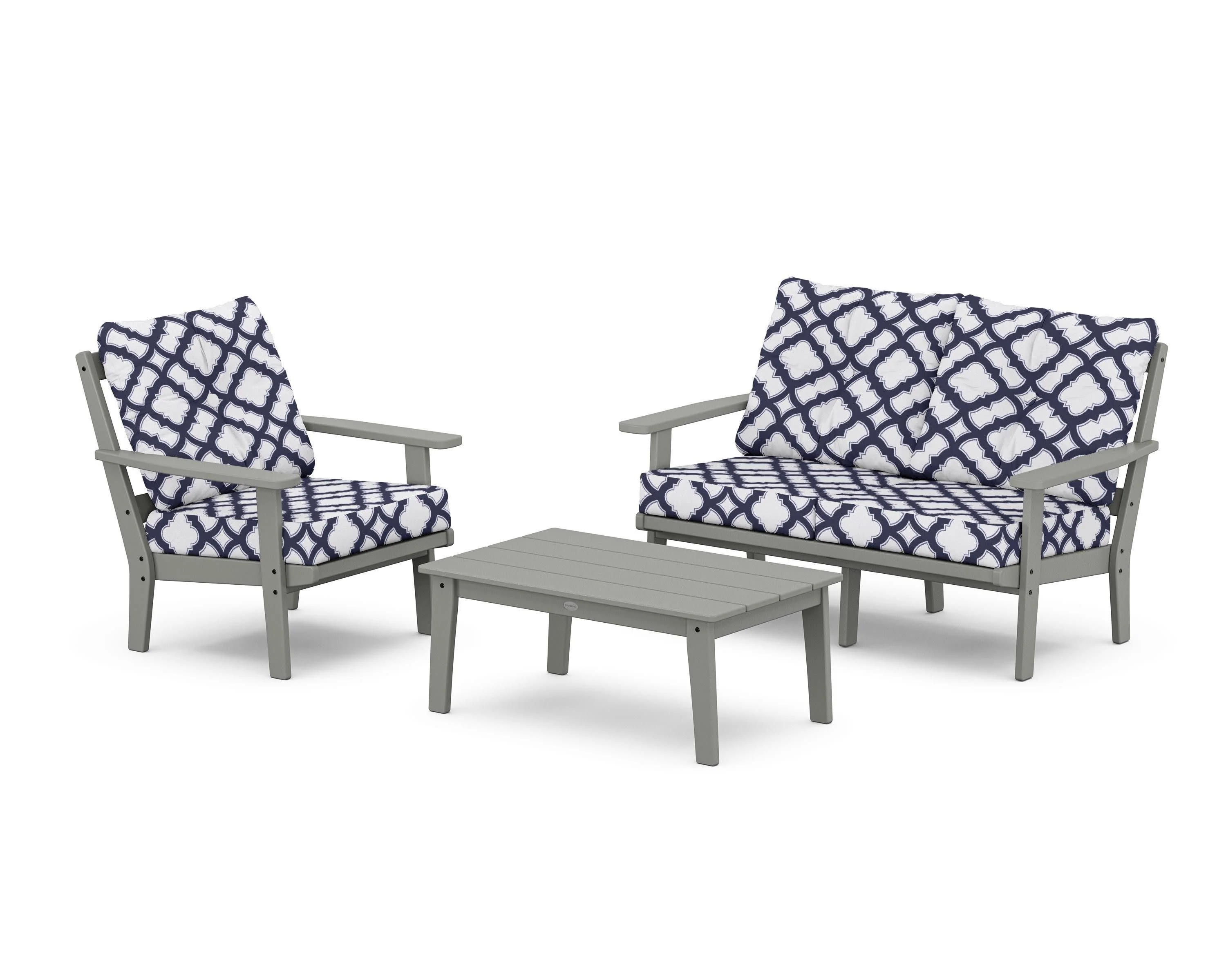 Oxford 3-Piece Deep Seating Set with Loveseat - Image 40