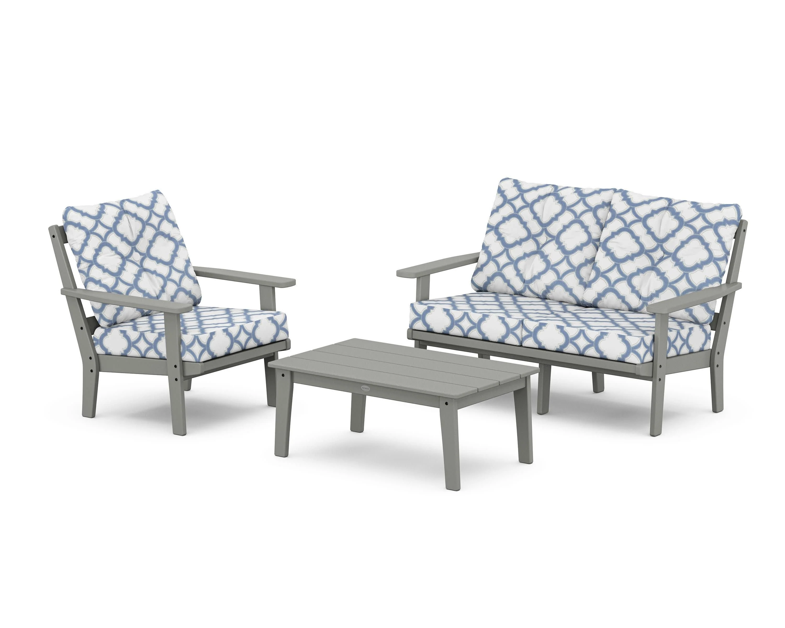 Oxford 3-Piece Deep Seating Set with Loveseat - Image 92