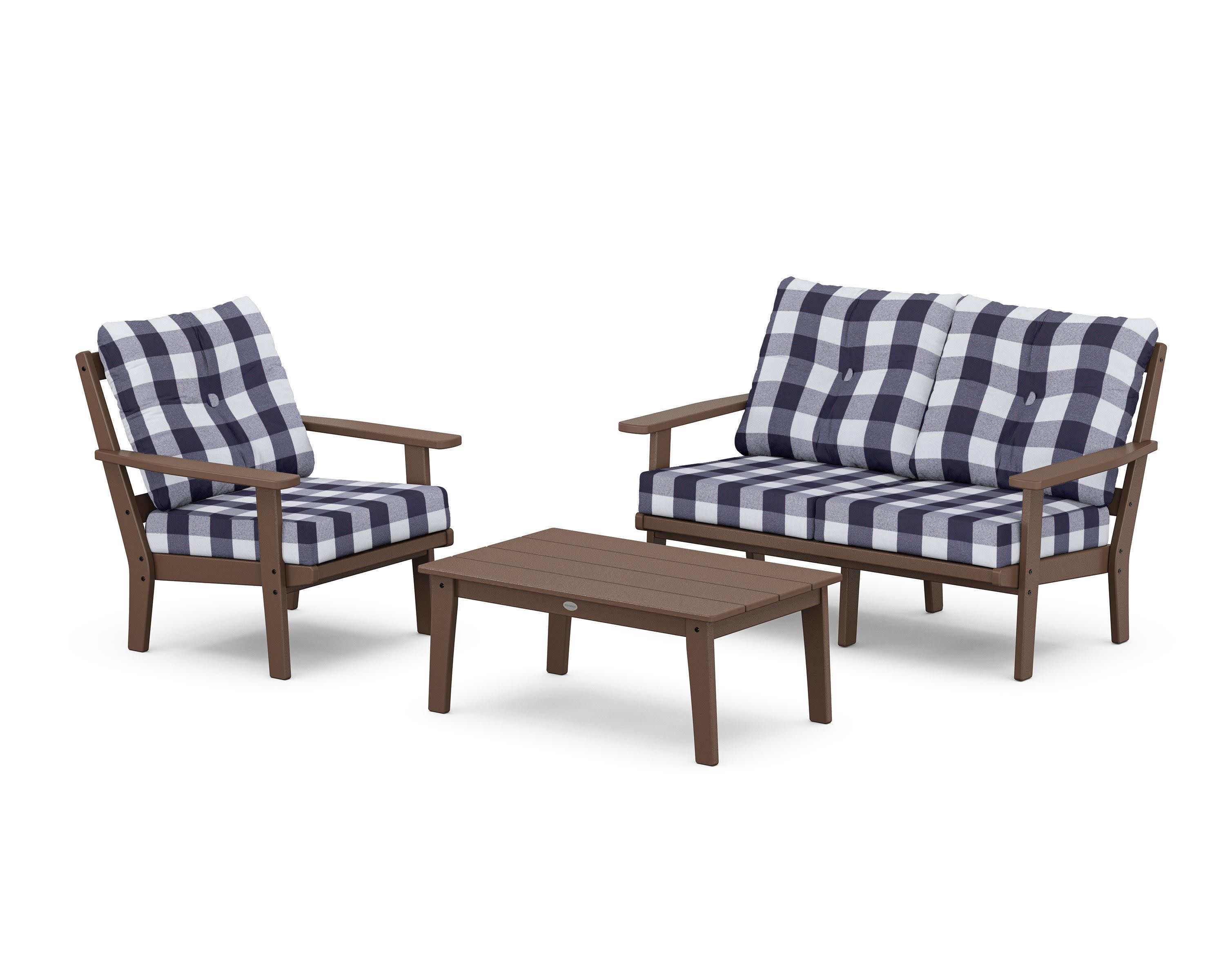Oxford 3-Piece Deep Seating Set with Loveseat - Image 93