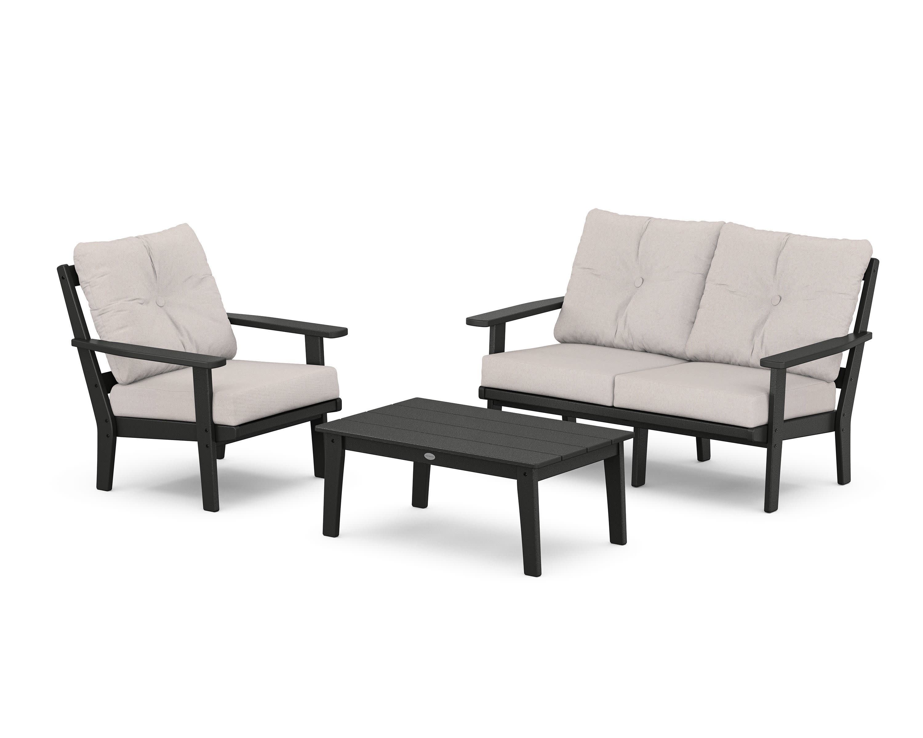 Oxford 3-Piece Deep Seating Set with Loveseat - Image 97