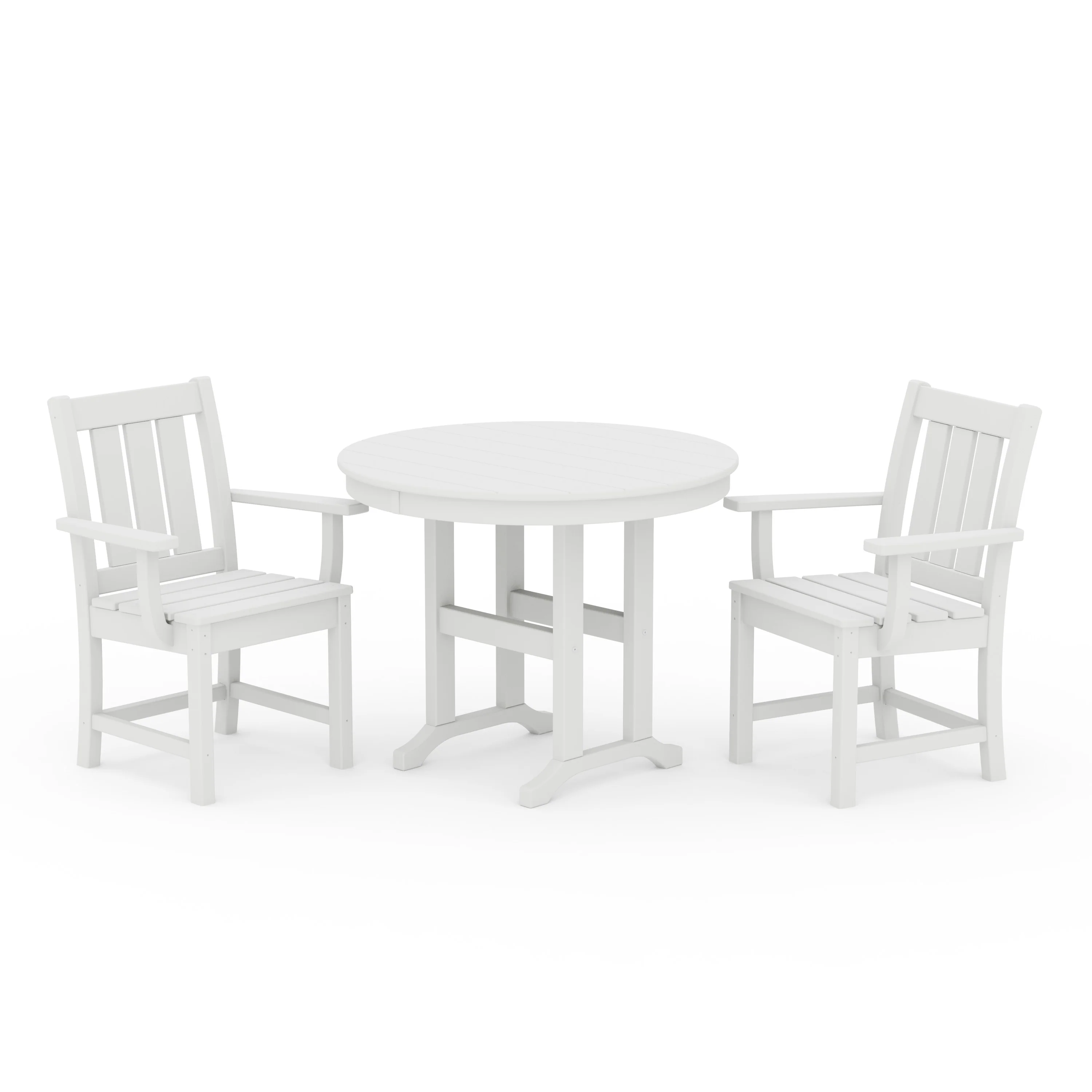 Oxford 3-Piece Farmhouse Dining Set - Image 10