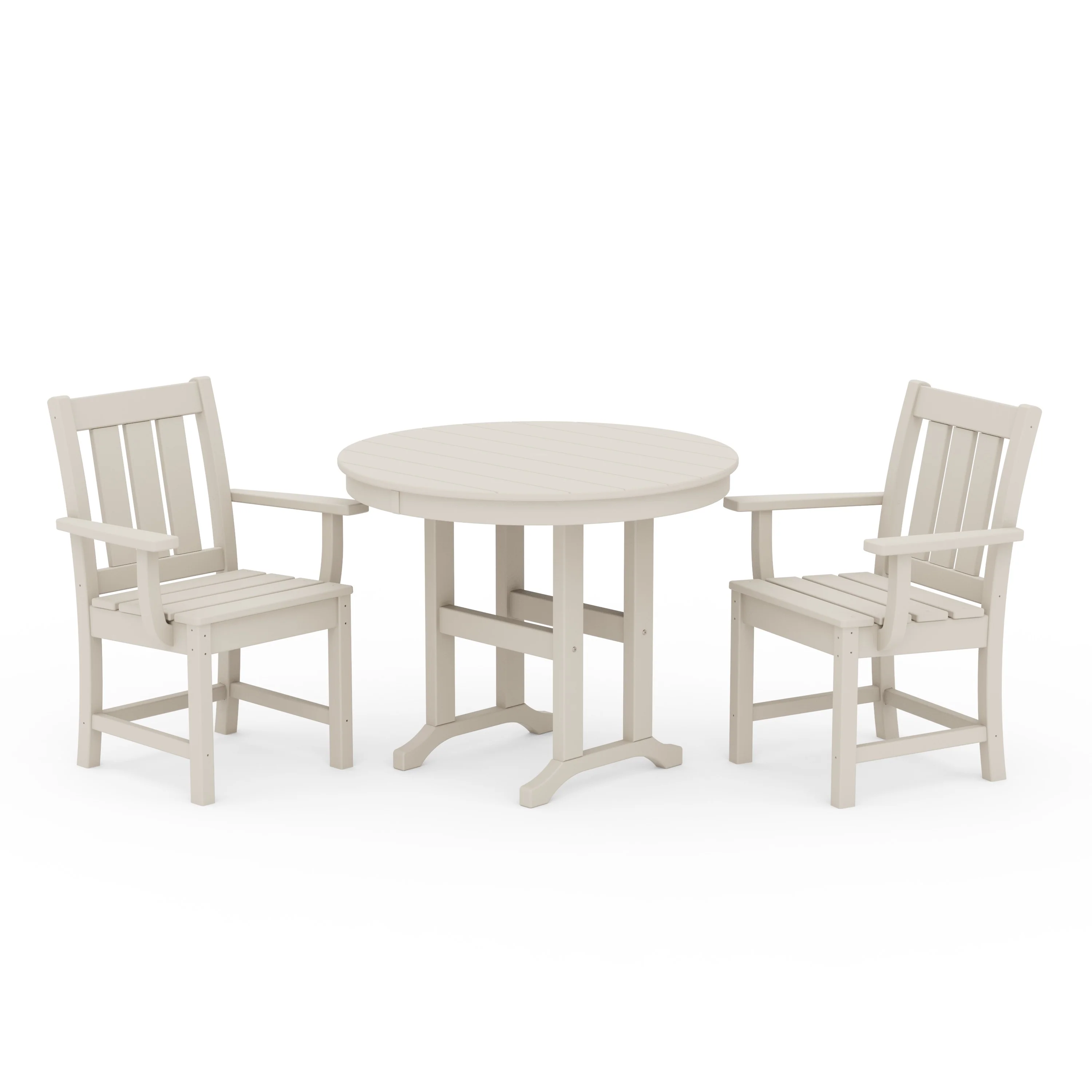 Oxford 3-Piece Farmhouse Dining Set - Image 8