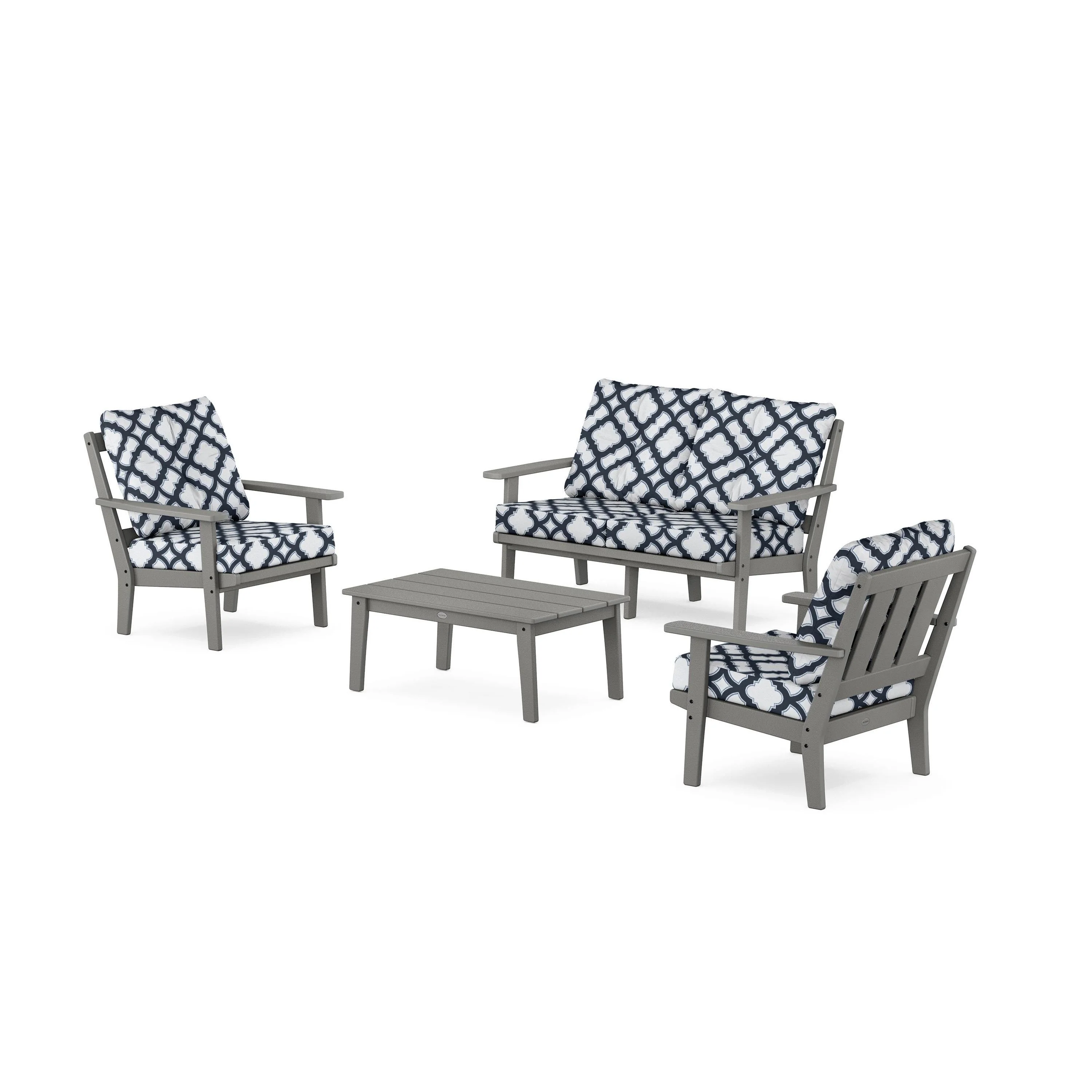 Oxford 4-Piece Deep Seating Set with Loveseat - Image 170