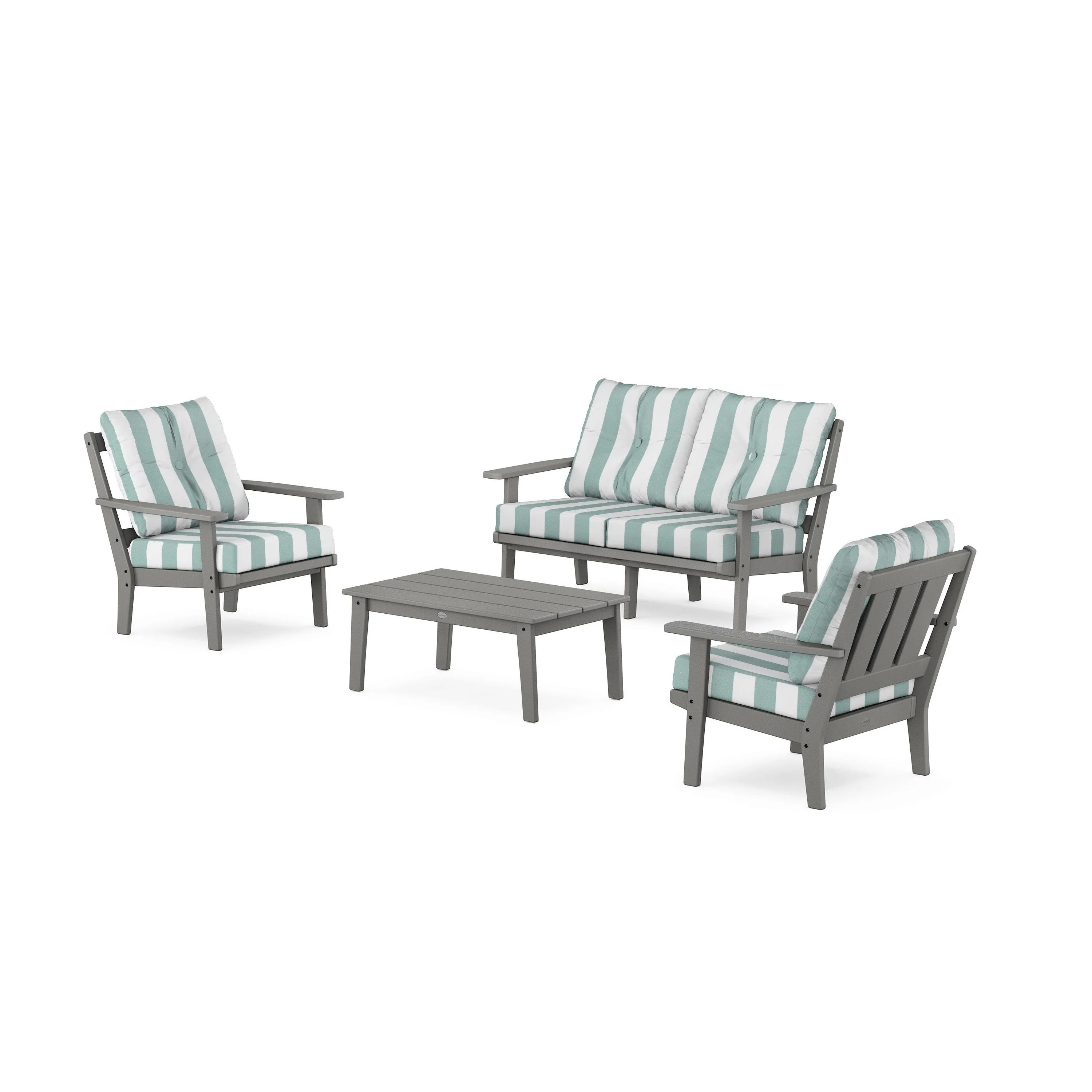 Oxford 4-Piece Deep Seating Set with Loveseat - Image 18