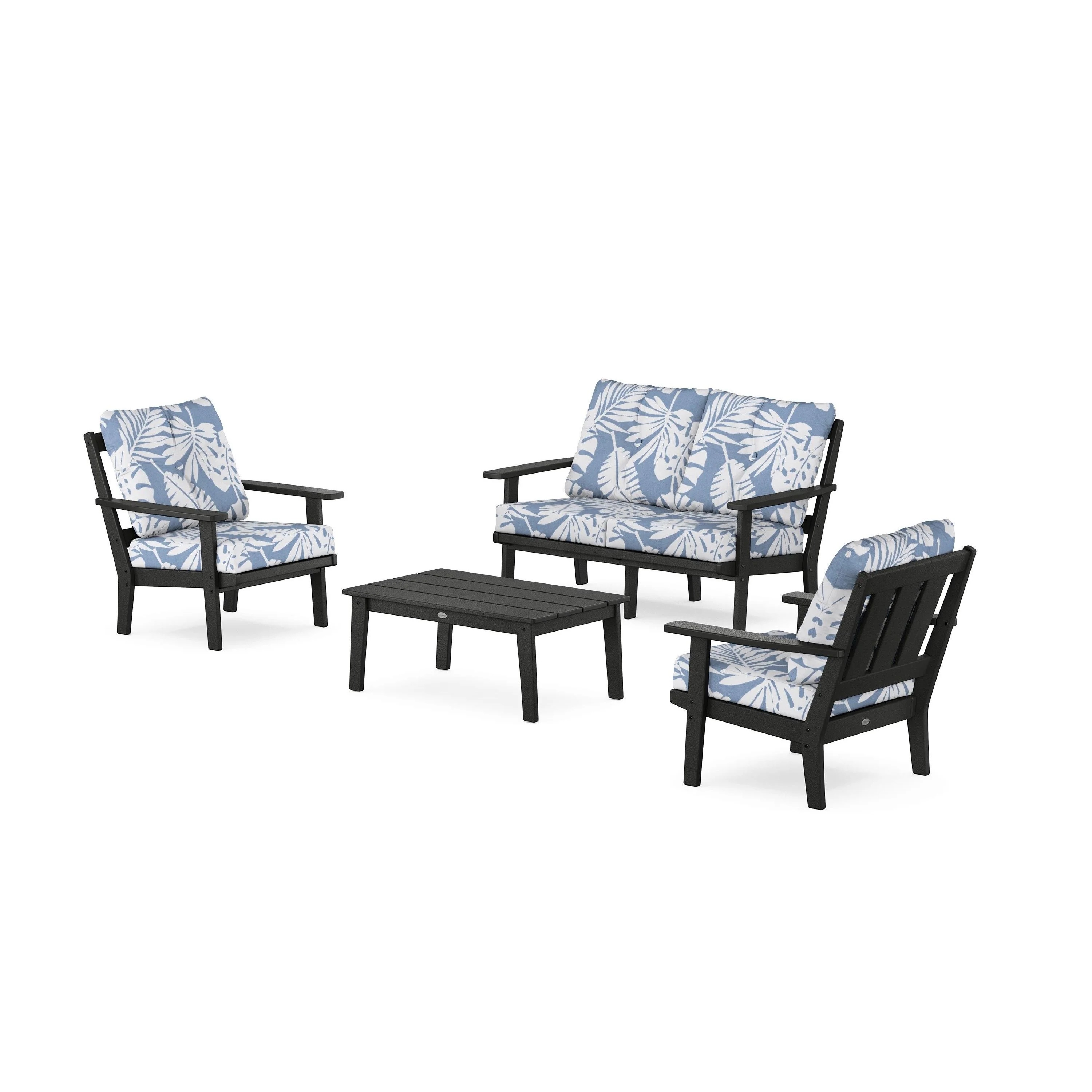 Oxford 4-Piece Deep Seating Set with Loveseat - Image 25