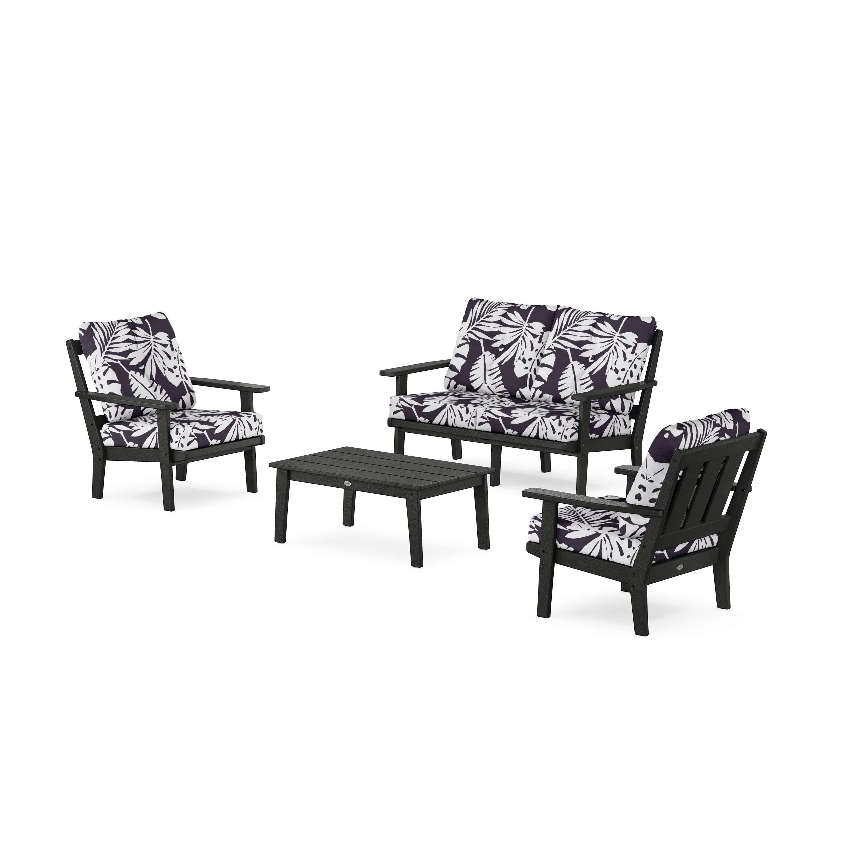 Oxford 4-Piece Deep Seating Set with Loveseat - Image 59