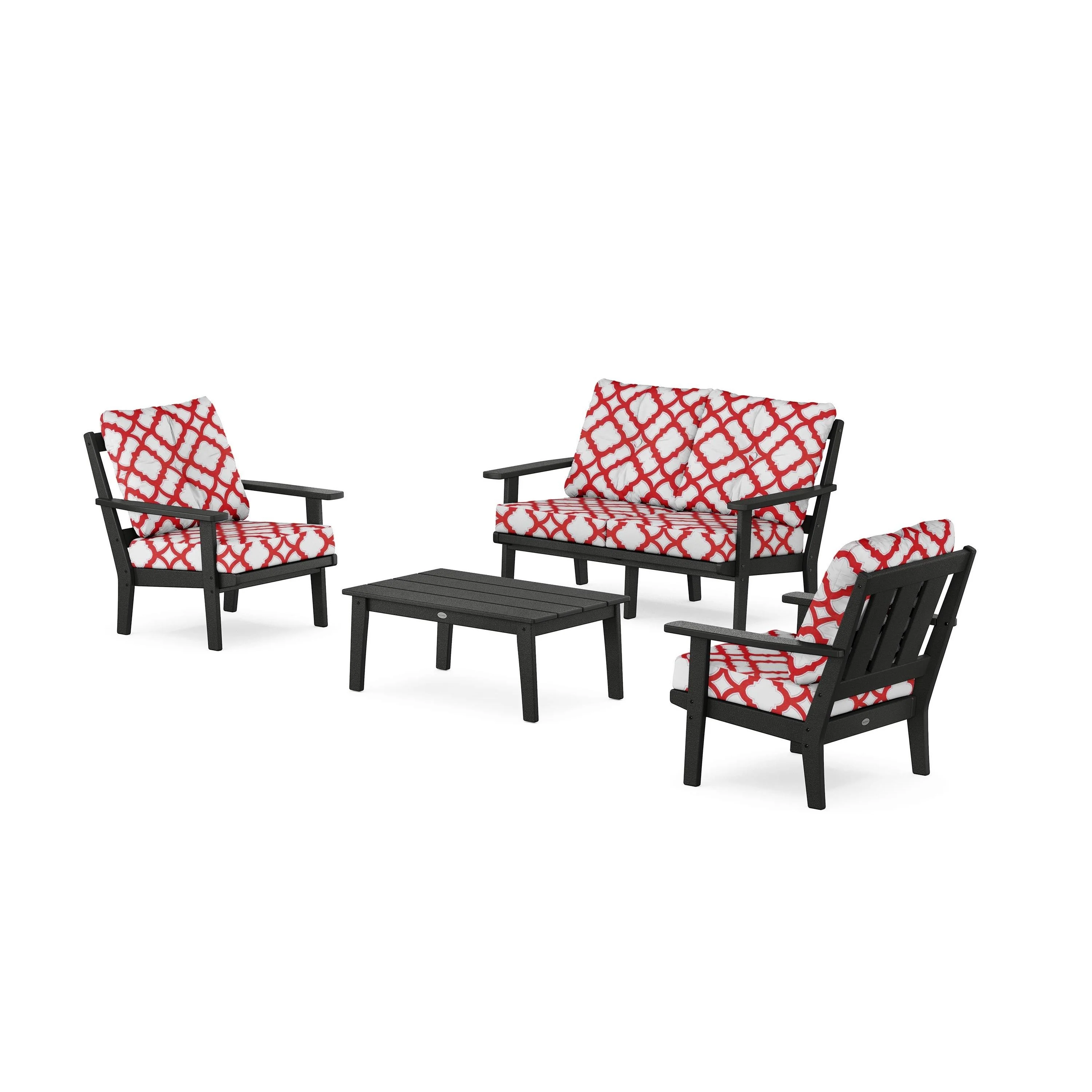 Oxford 4-Piece Deep Seating Set with Loveseat - Image 67