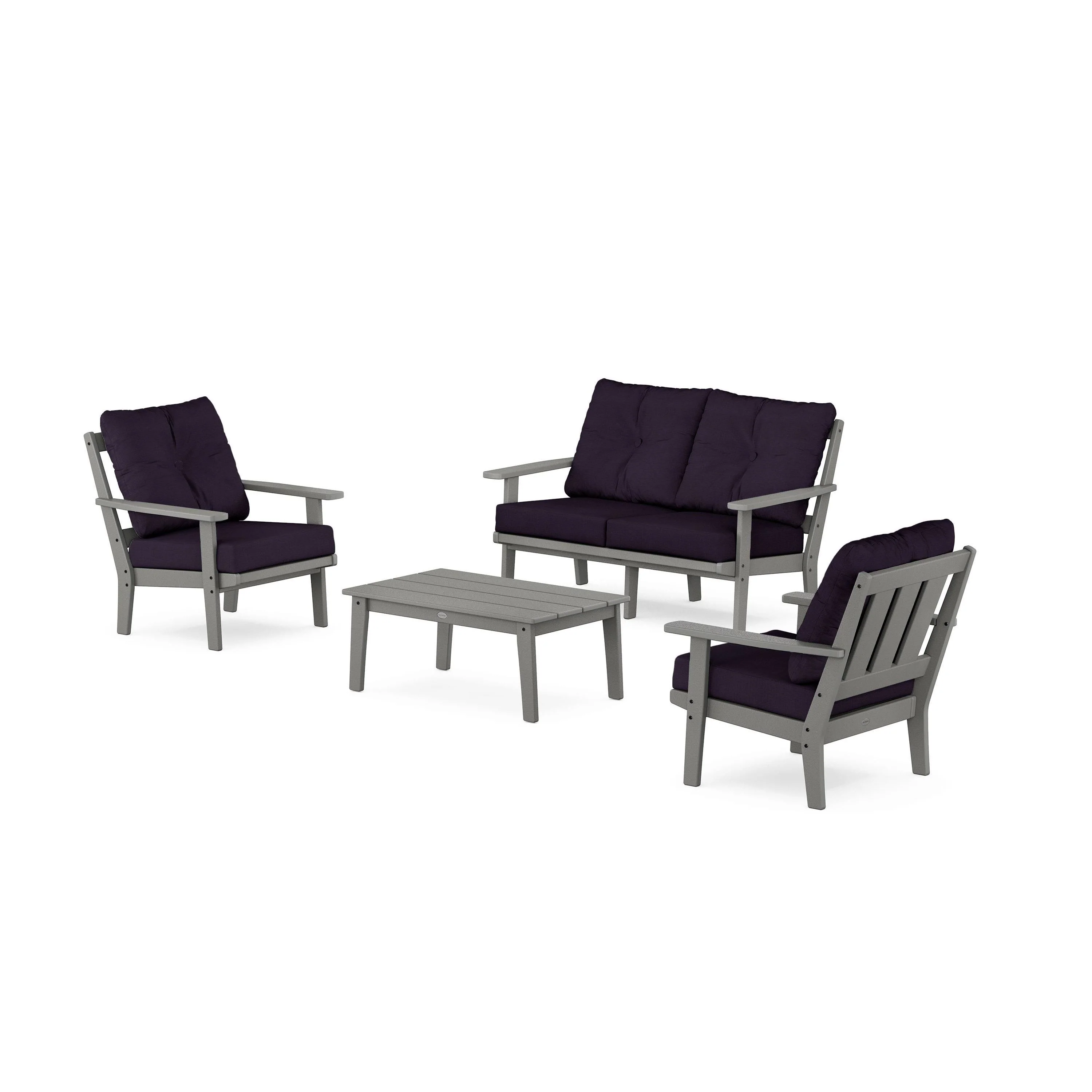 Oxford 4-Piece Deep Seating Set with Loveseat - Image 98